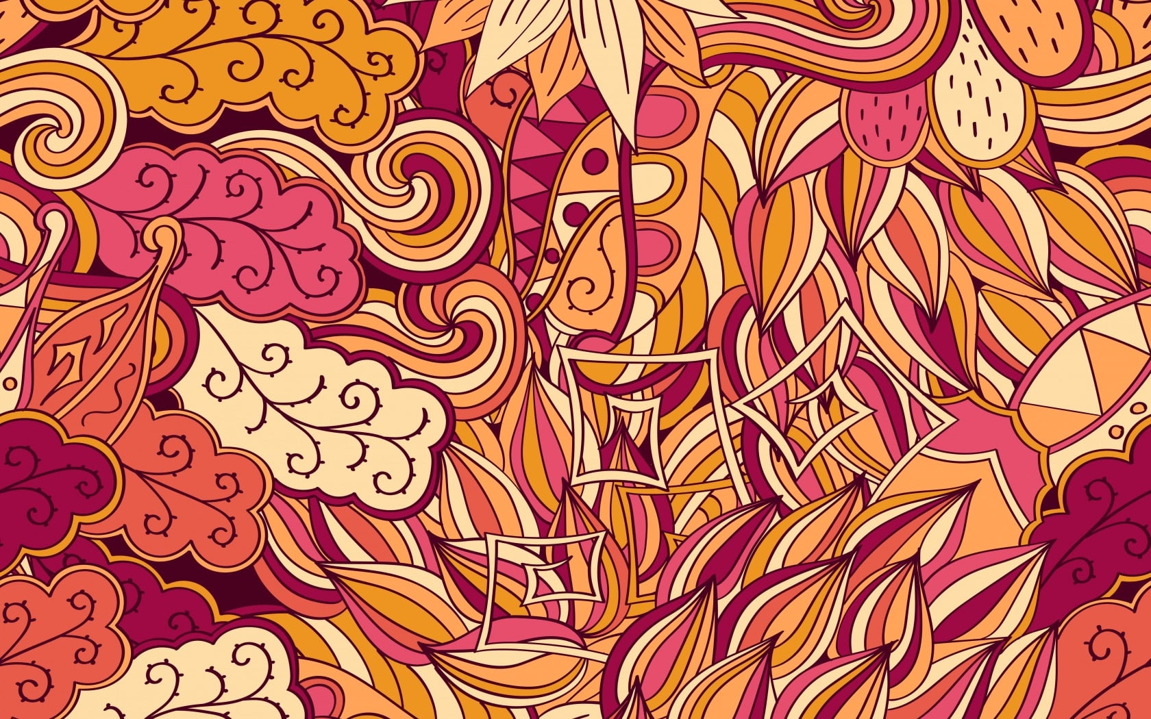 Texture, pattern, orange, paper, leaf, backgrounds, full frame