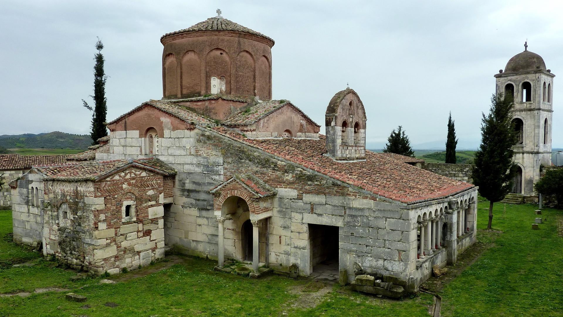 albania, monastery, church, apollonia, monastery church of st mary