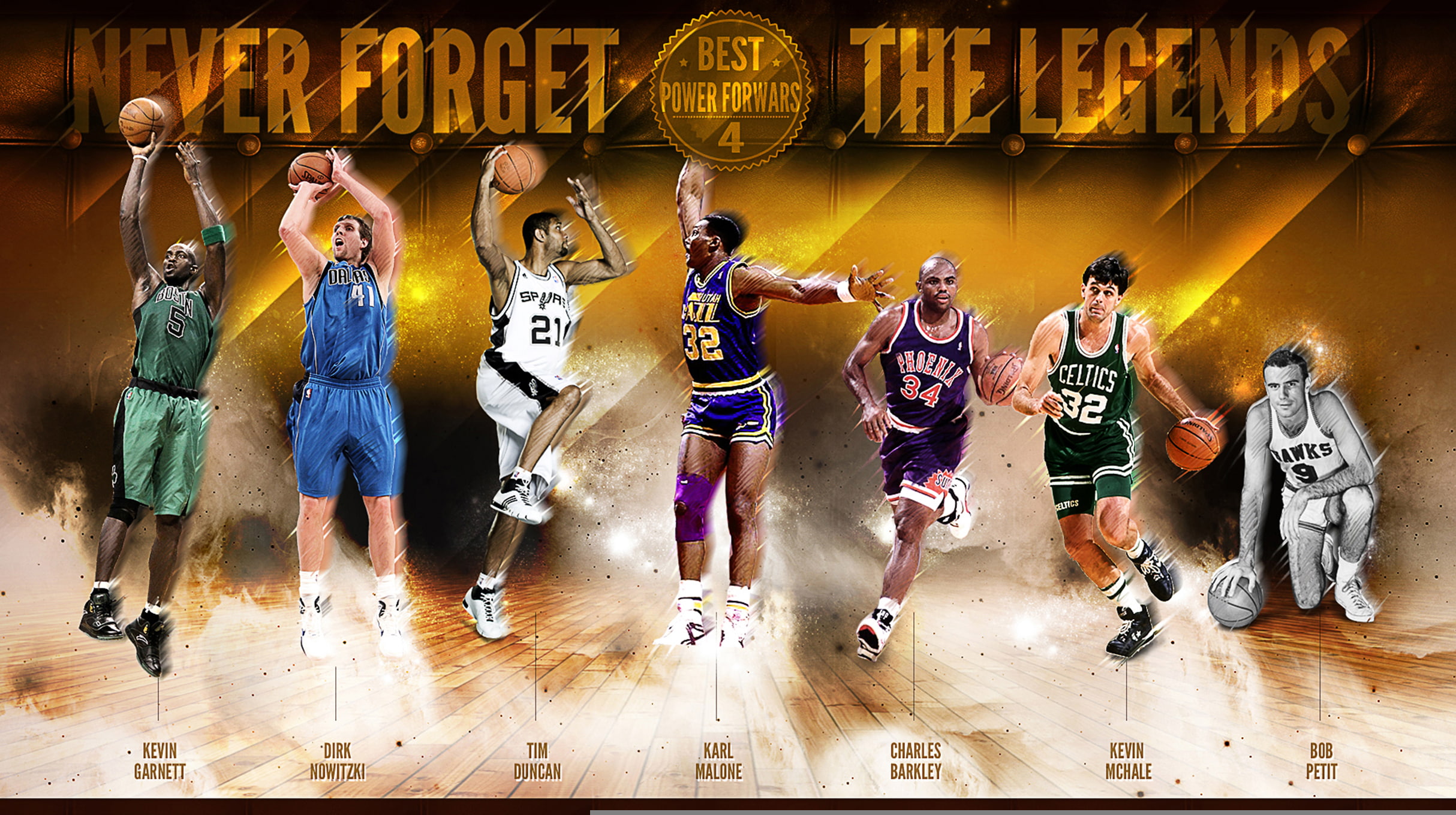 Never Forget The Legends, Sport, Basketball, NBA, Kevin Garnett