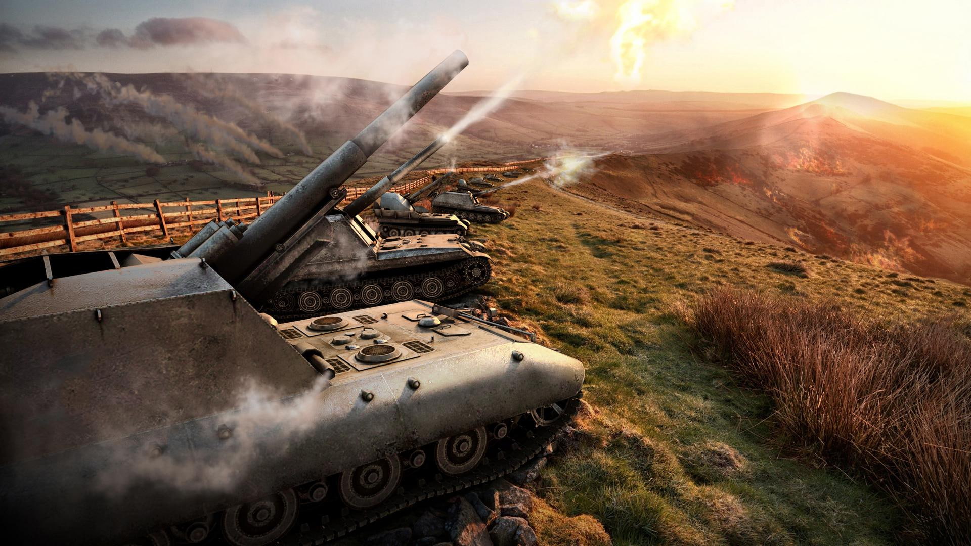 World of Tanks SPG Firing Games 3D Graphics