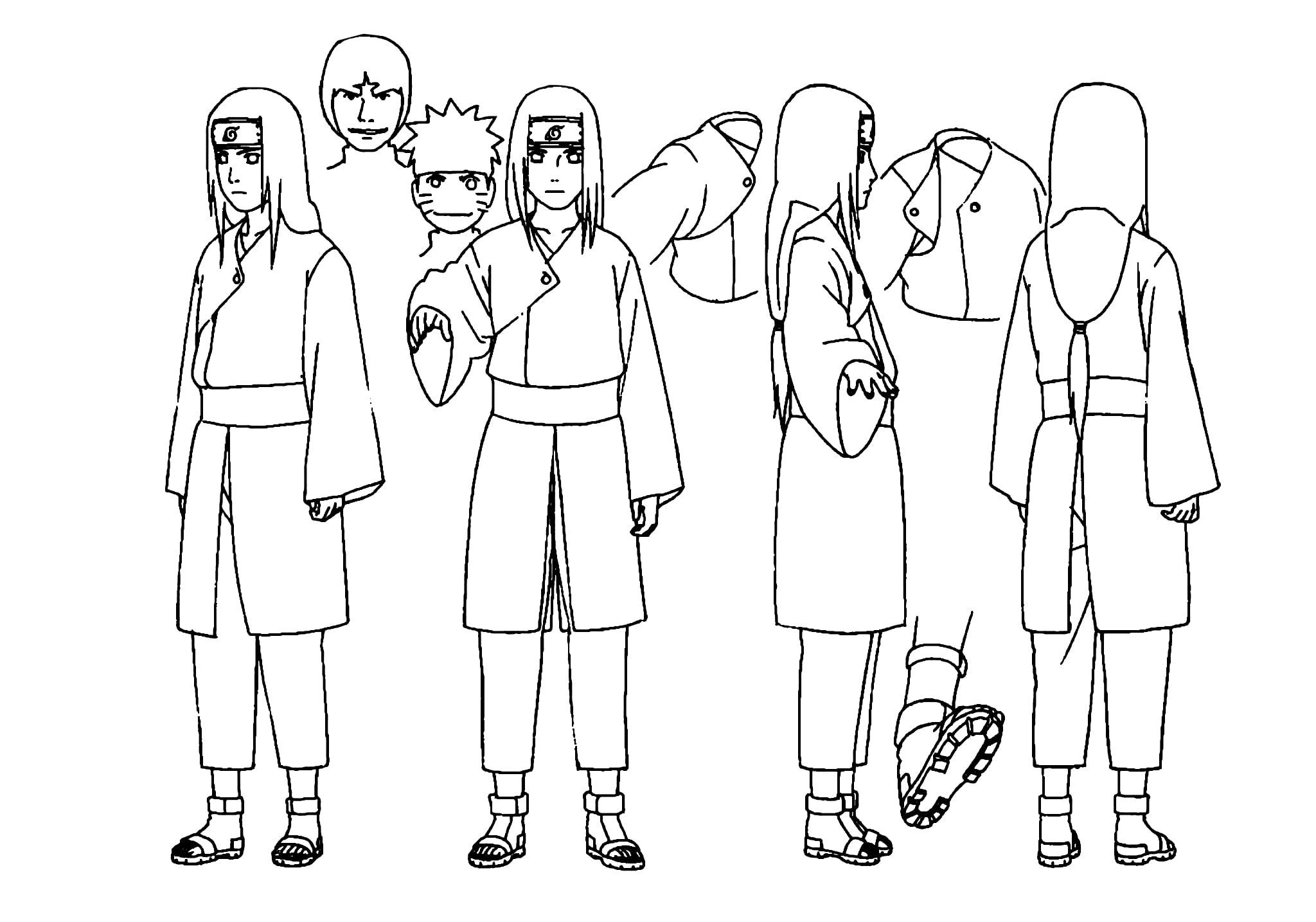 Free Download | HD Wallpaper: Naruto (anime), Outline | Wallpaper Flare