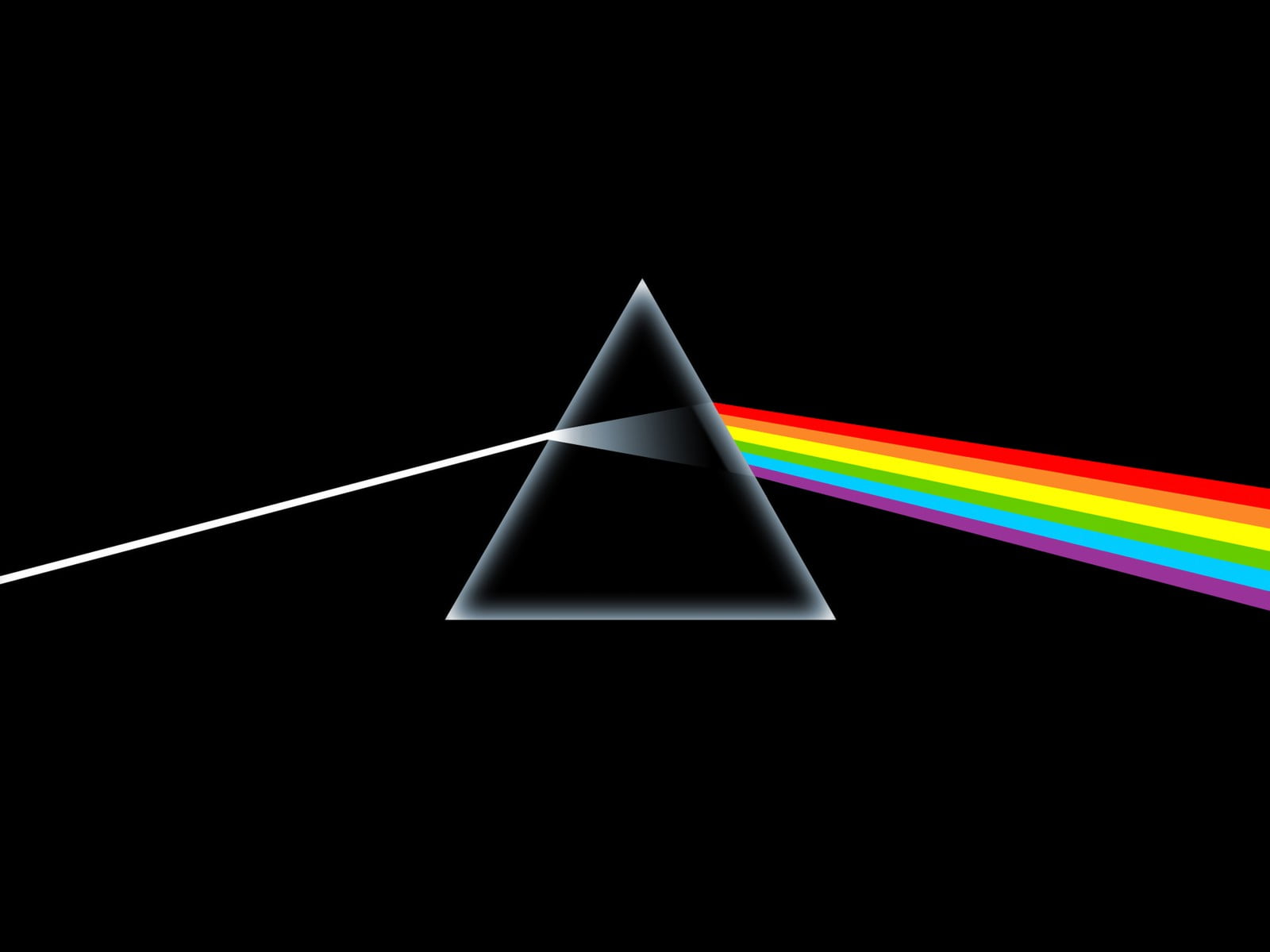 Pink Floyd Dark Side of the Moon poster, music, multi colored