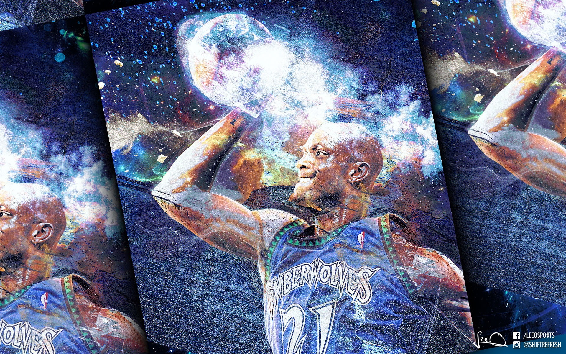 Kevin Garnett-2016 Basketball Star Poster Wallpape.., art and craft
