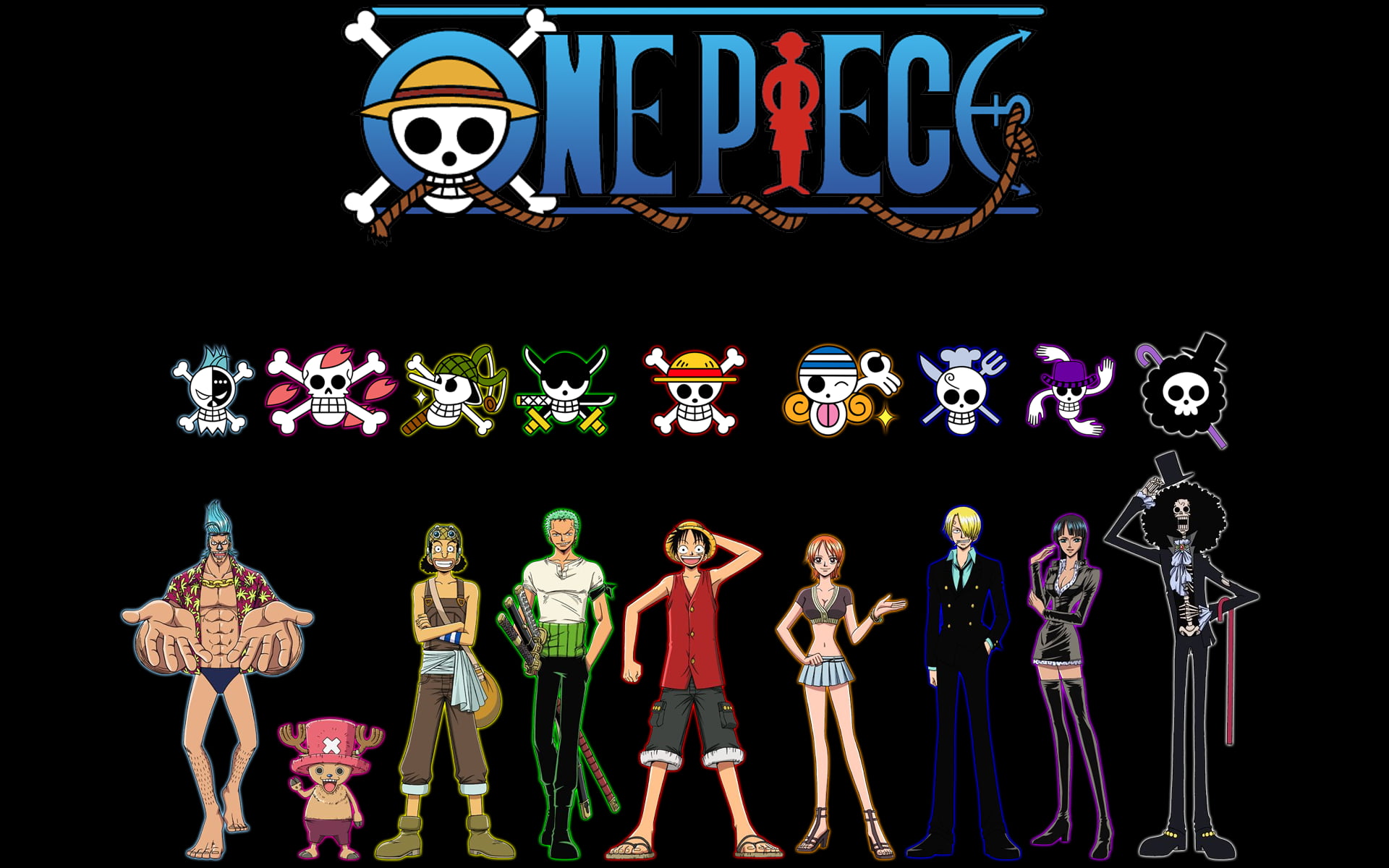 One Piece, anime, Franky, Tony Tony Chopper, Usopp, Roronoa Zoro