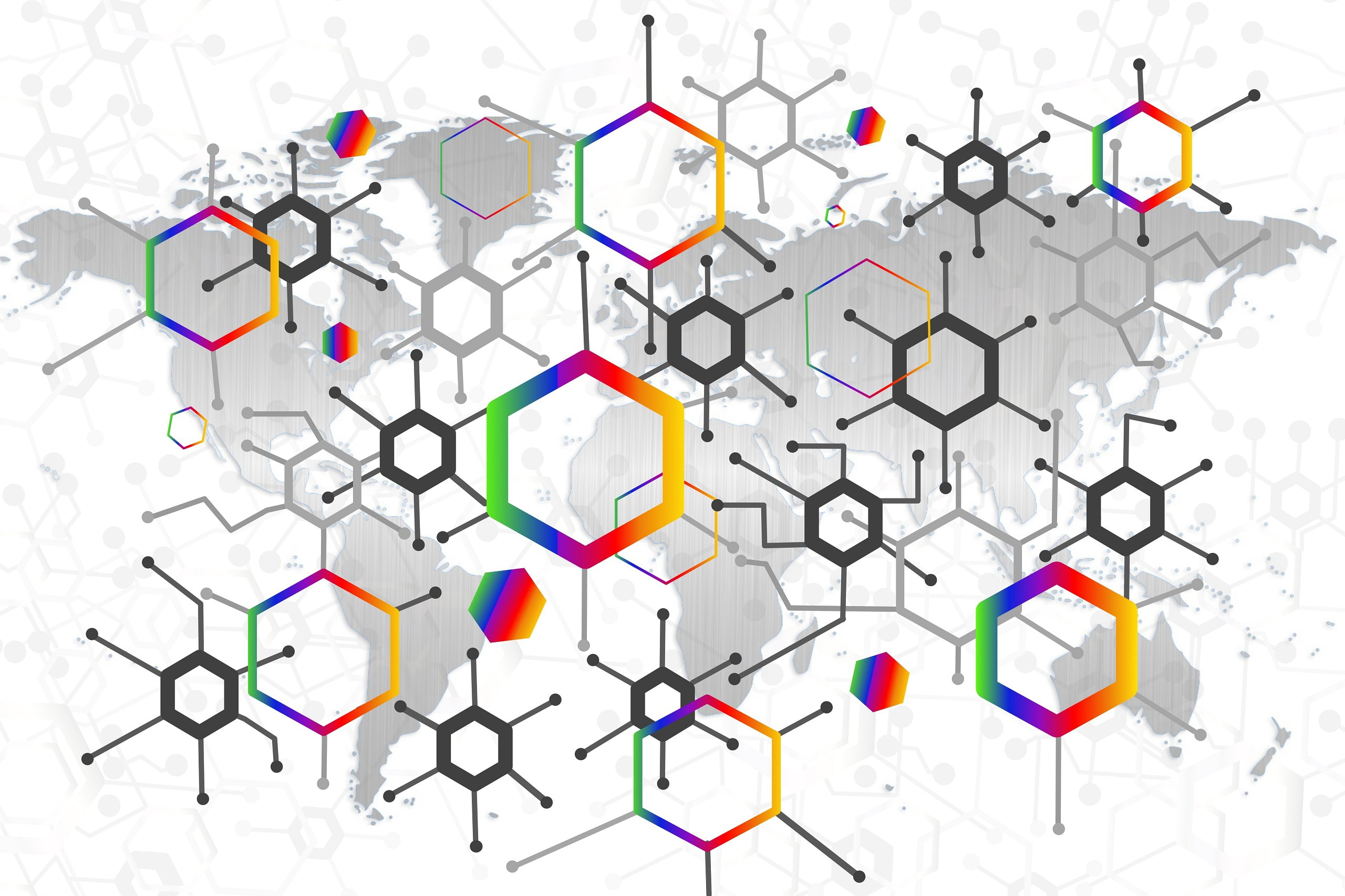 background, connection, vector graphics