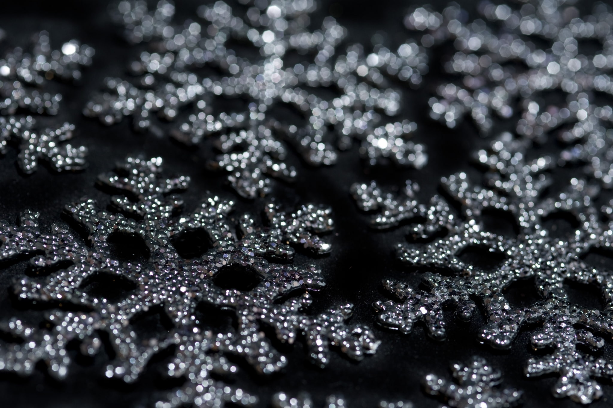 snowflake  for computer, close-up, full frame, selective focus