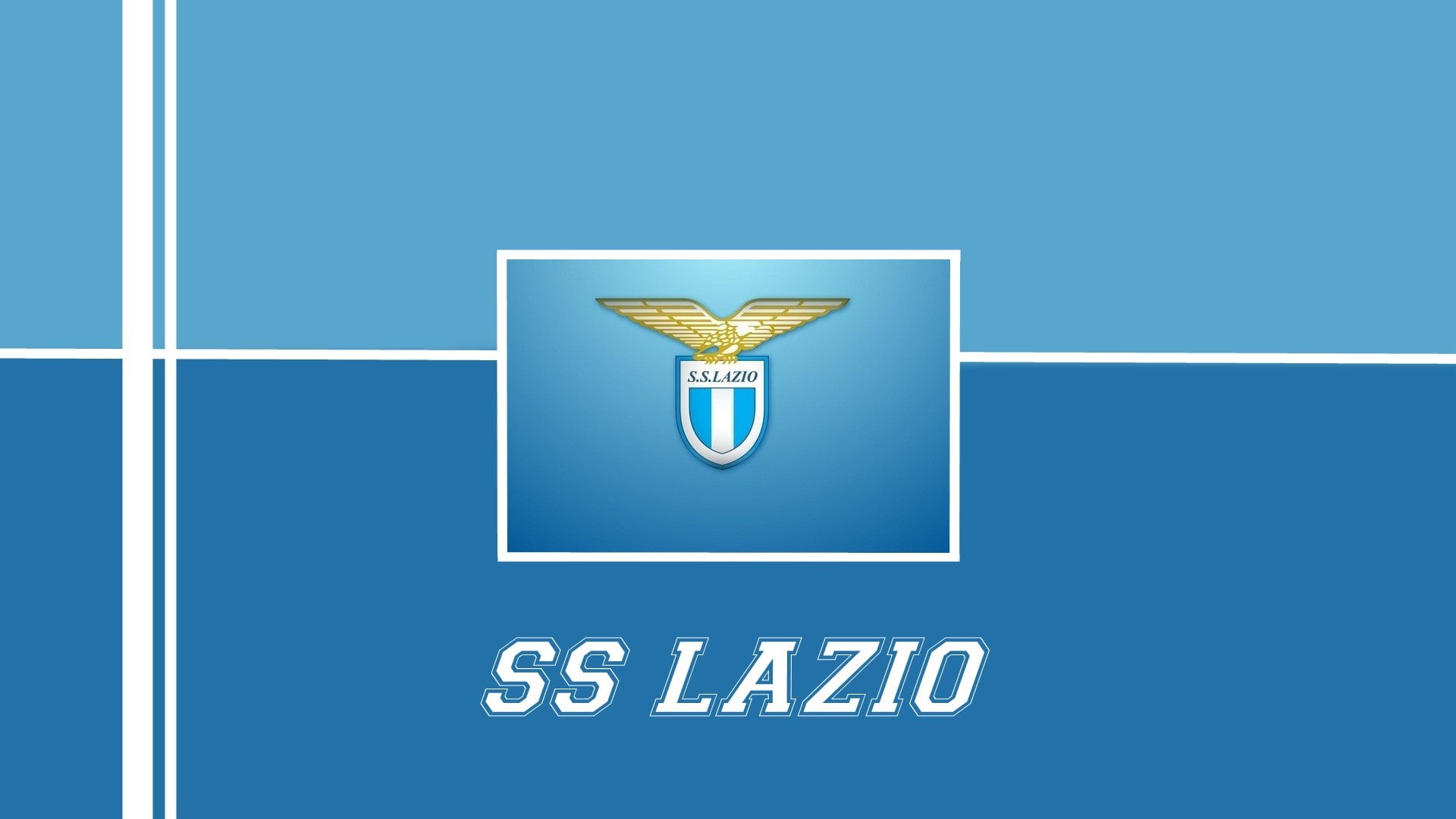 ss lazio, soccer clubs, Italy, sports, blue, no people, communication