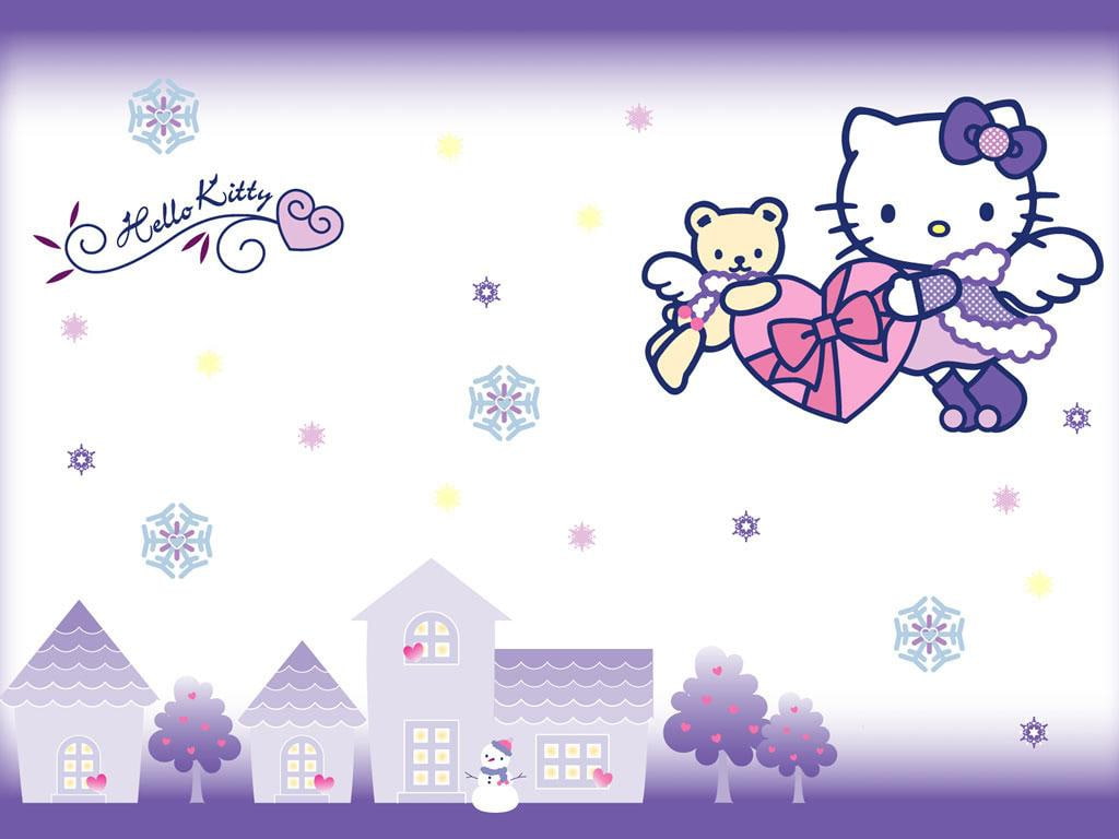 bear bow Hello Kitty Anime Hello Kitty HD Art, cute, Dress, heart