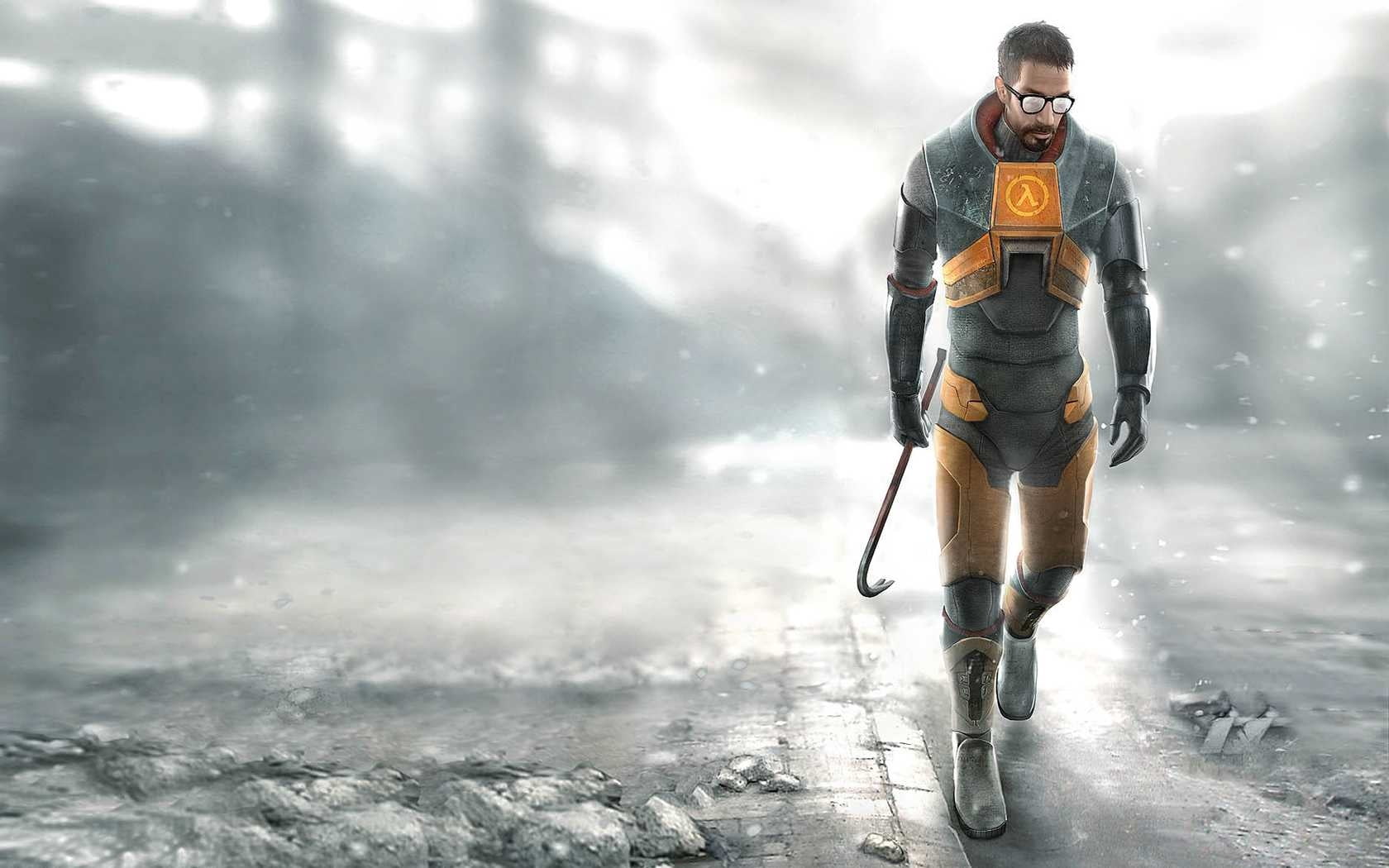 Half-Life Gordon Freeman, character, scrap, walk, men, outdoors