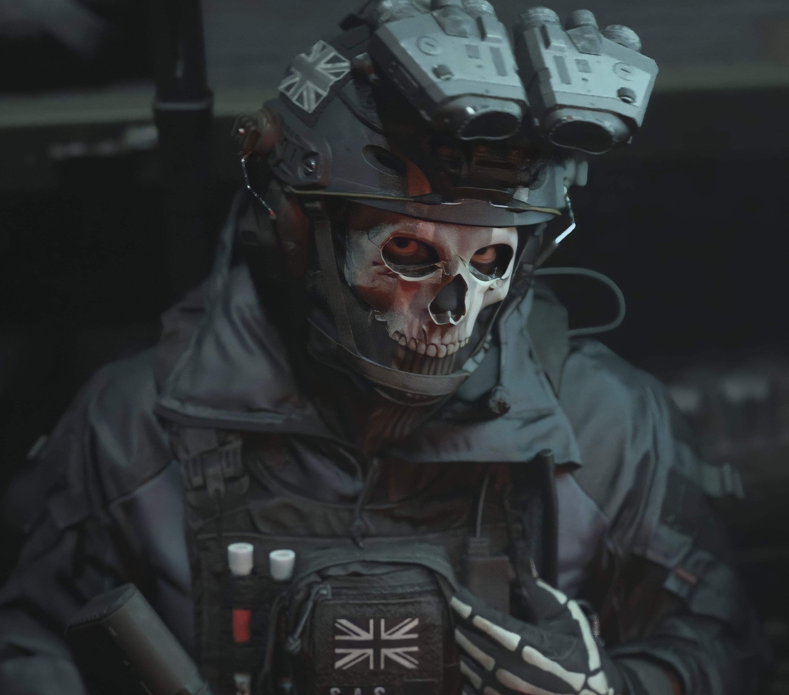 face mask, military, armor, Call of Duty, video game characters