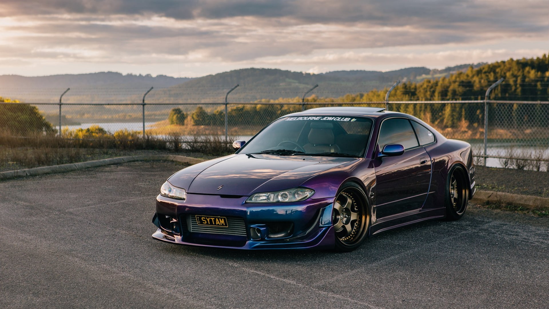 Nissan Silvia S15, Japanese cars, JDM, sports car, purple cars