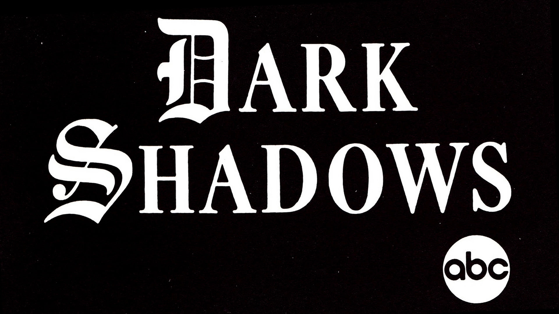 Dark Shadows Logo HD, abc, black, text, white