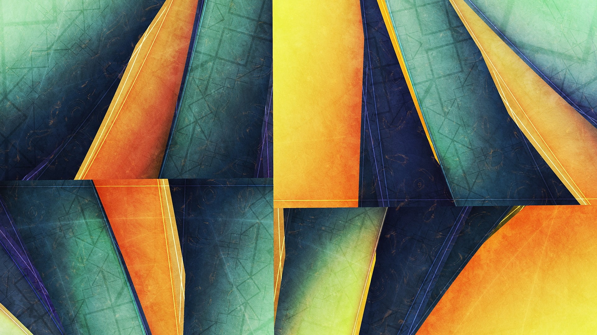 abstract pattern yellow blue, full frame, backgrounds, no people