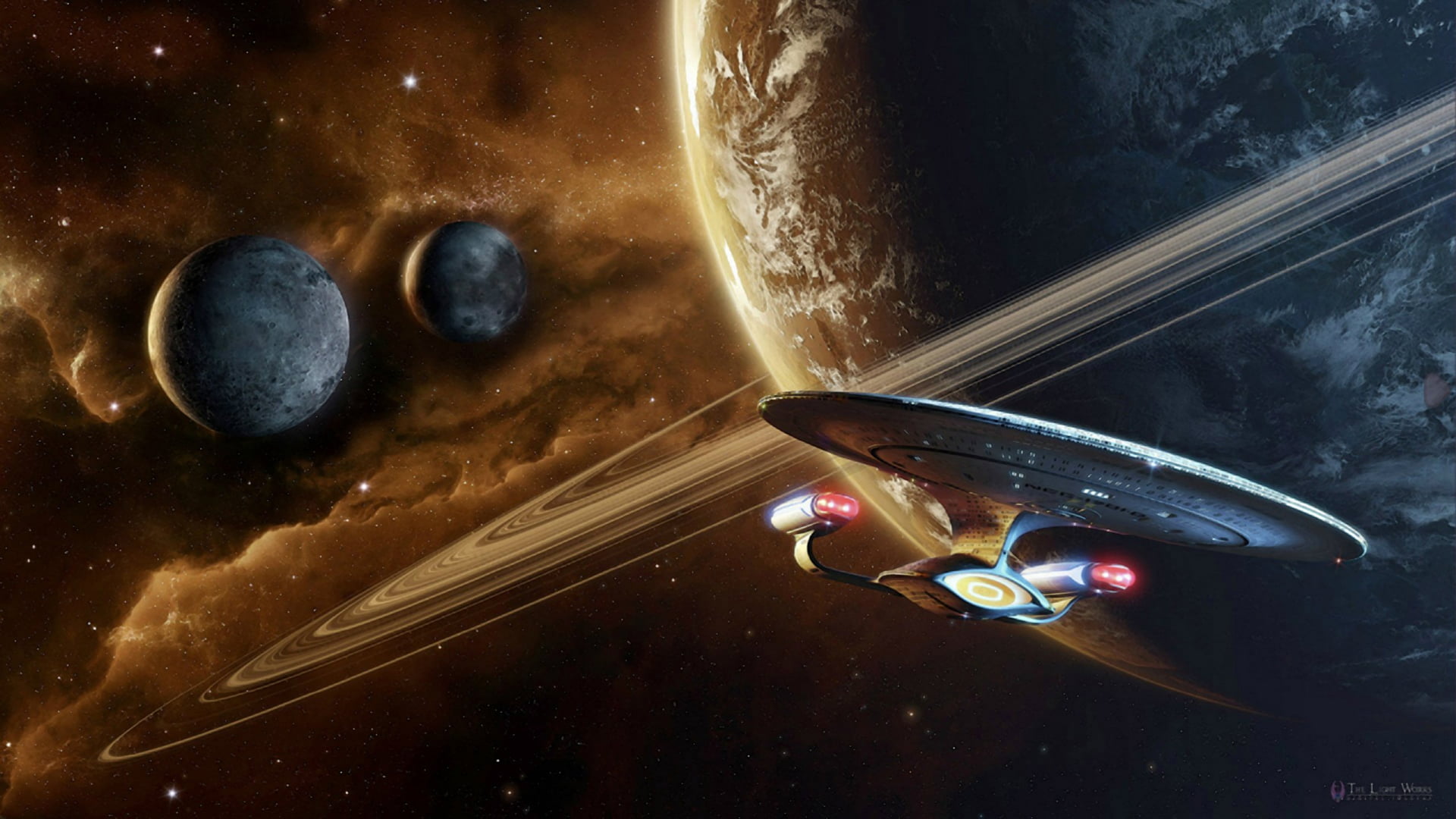 Star Trek, Star Trek: The Next Generation, Planet, Space, Spaceship