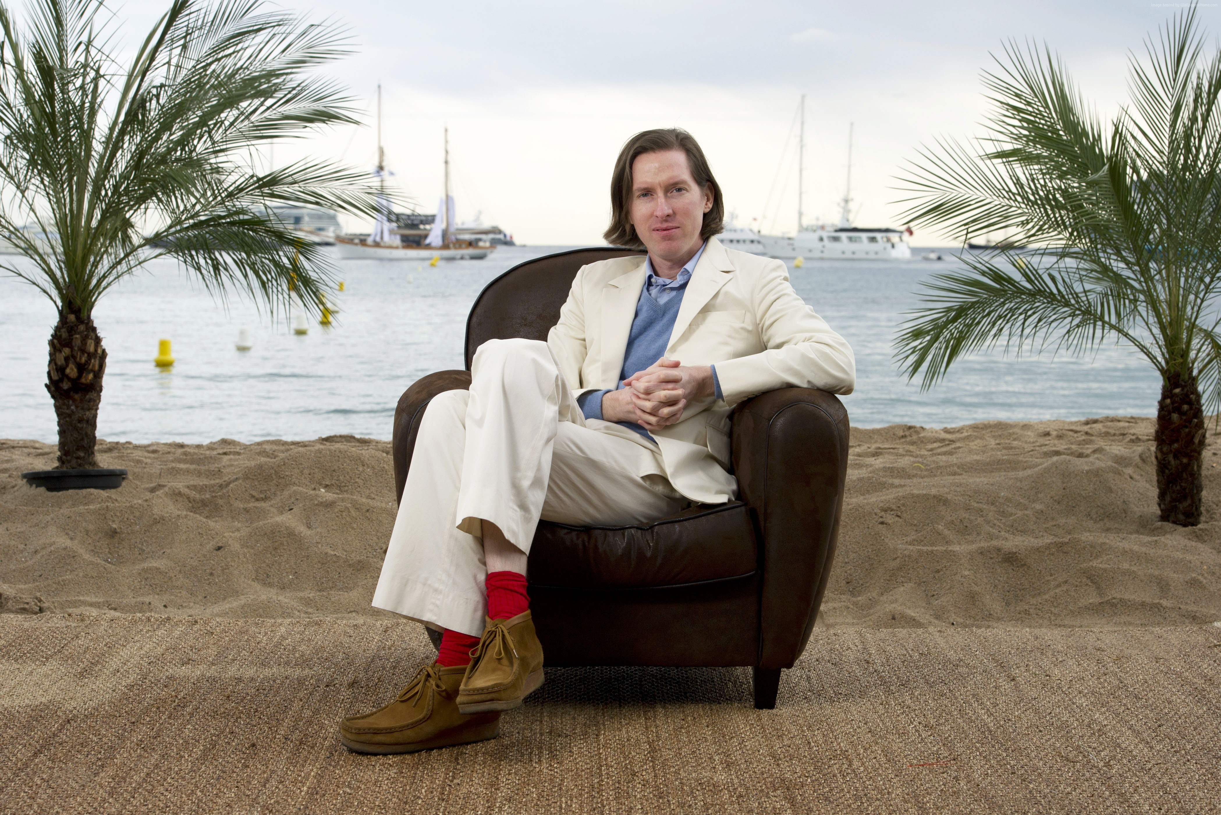 sand, producer, screenwriter, Wes Anderson, beach, film director