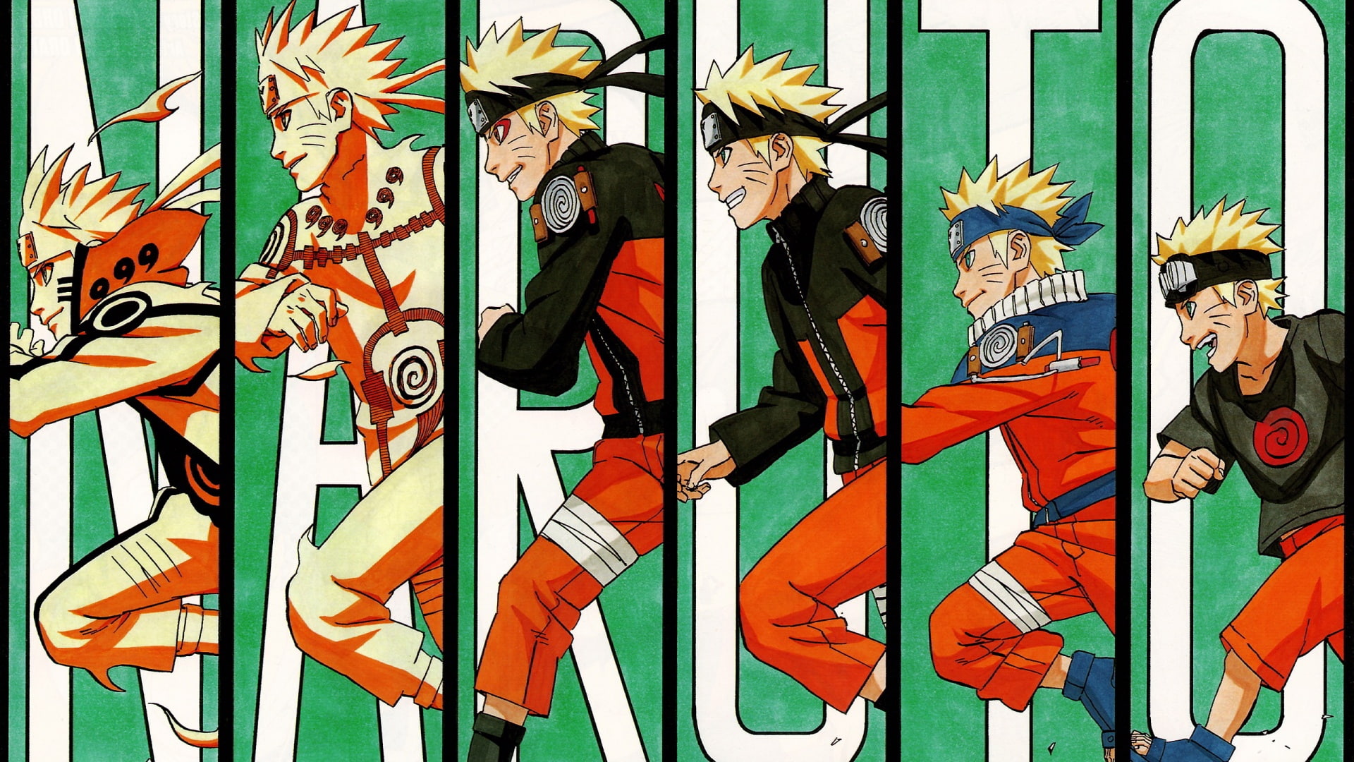 evolution, hD, naruto