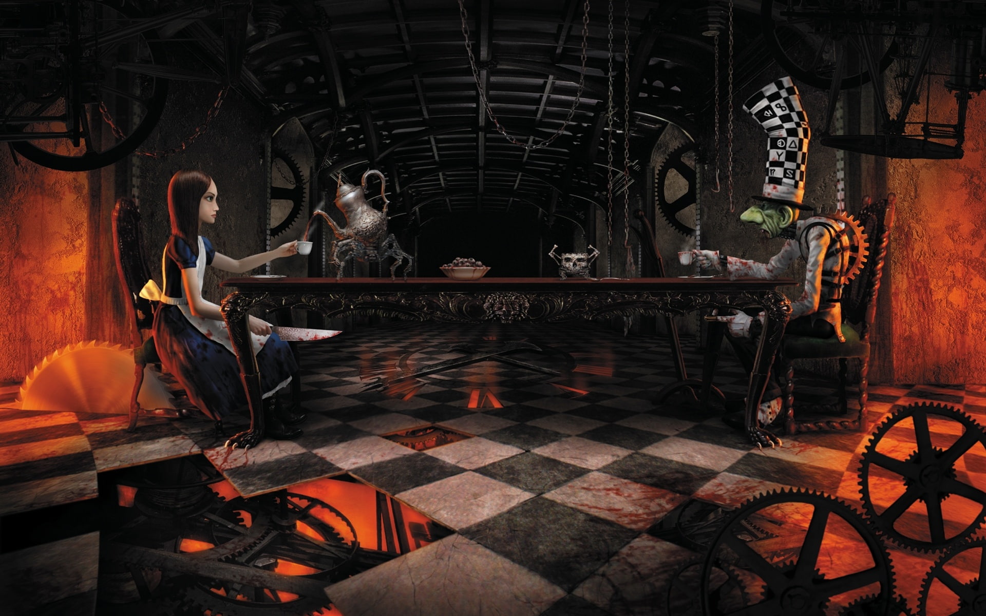 Alice: Madness Returns, mad tea party