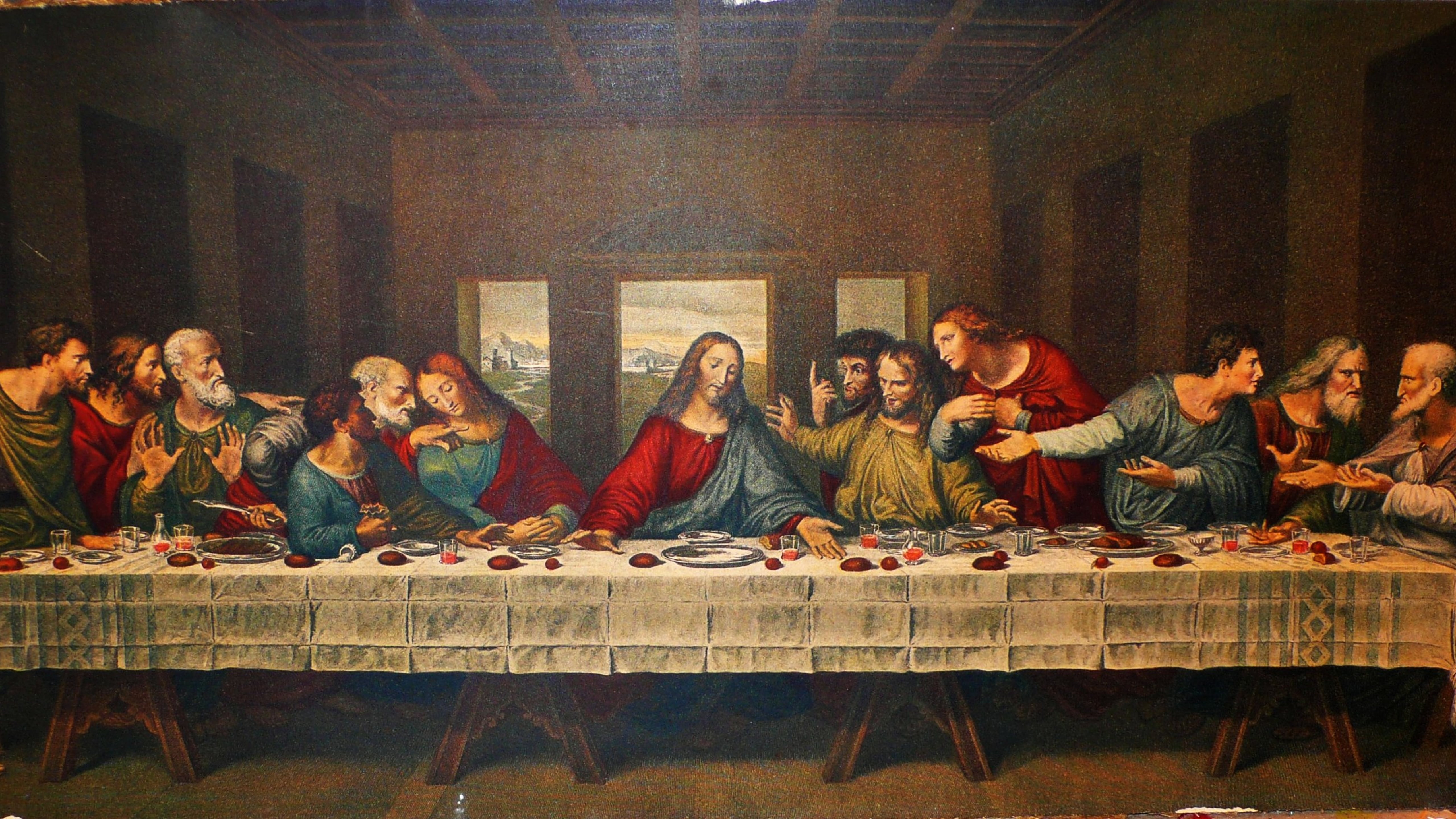 Free download | HD wallpaper: Jesus Christ, The Last Supper, Leonardo ...