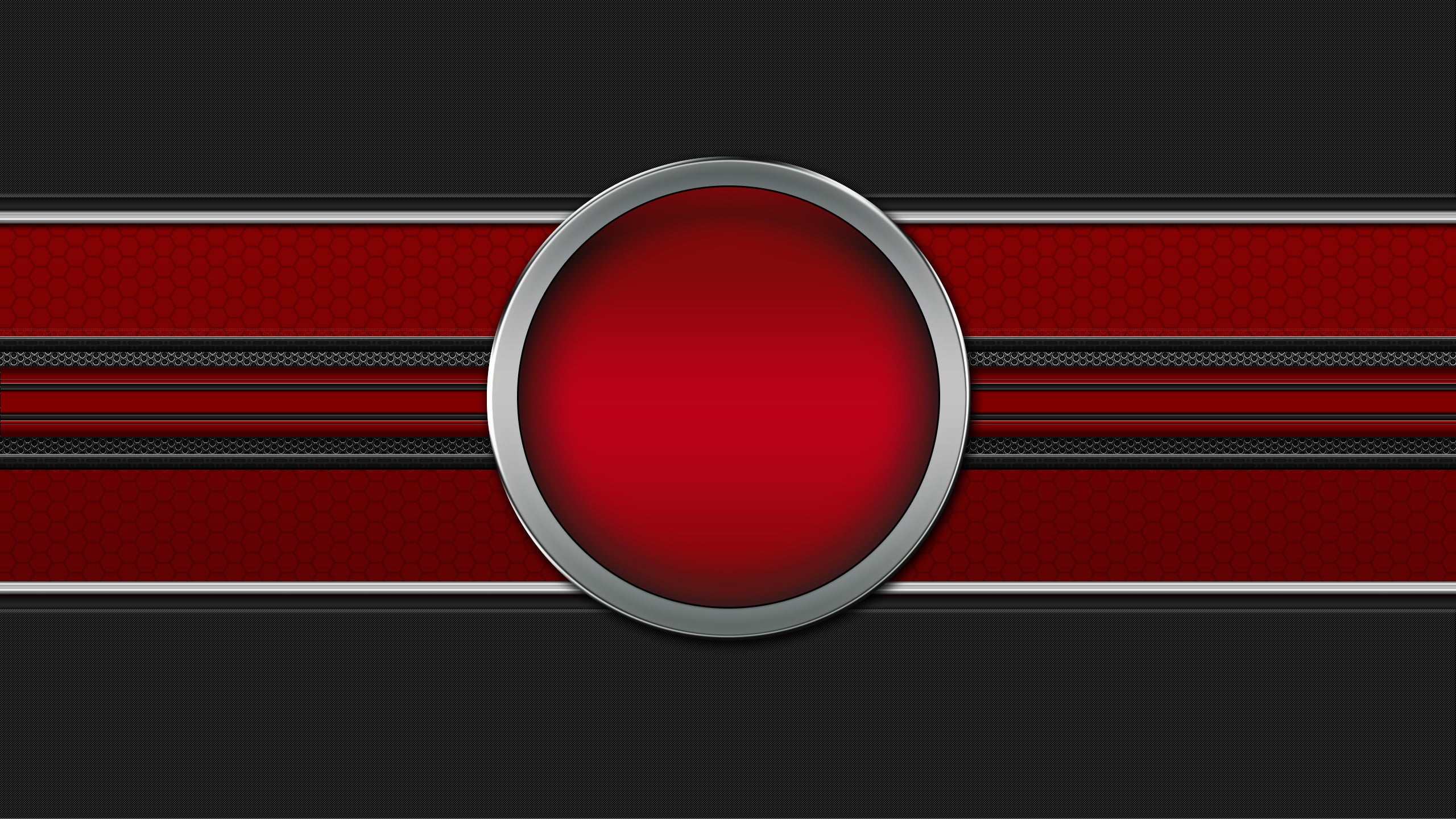 black and red wallpaper, line, mesh, round, Red Hex 7, circle