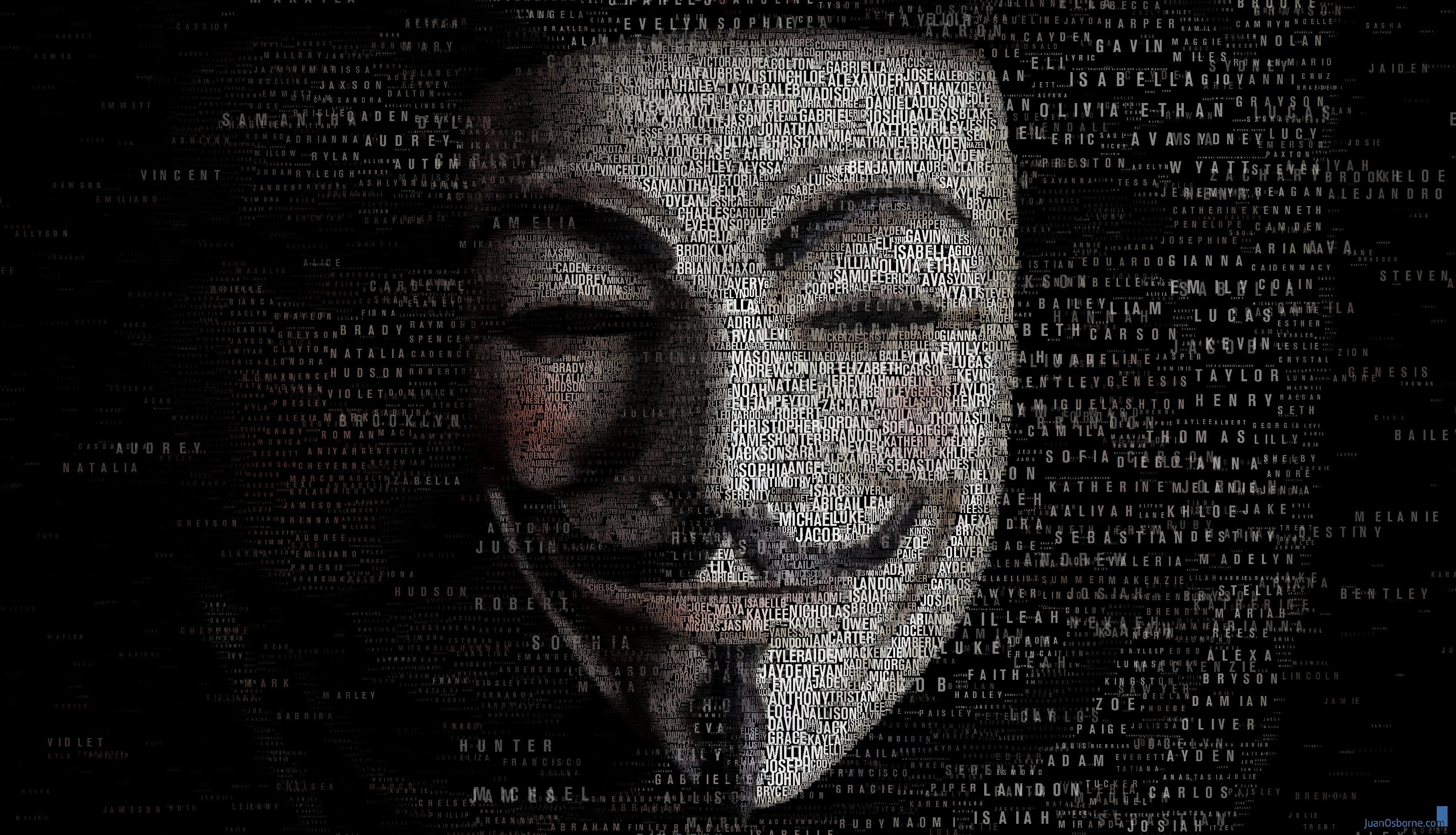 computer, anonymus, hacker, quotes, message, portrait, headshot