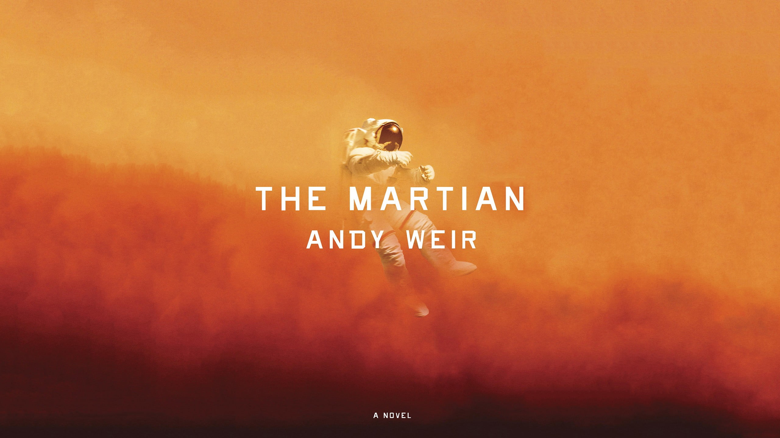 The Martian cover, artwork, astronaut, book cover, no people