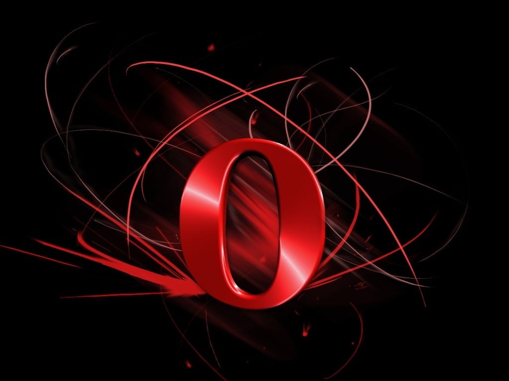 Opera Browser, Computers, operating system, red, illuminated