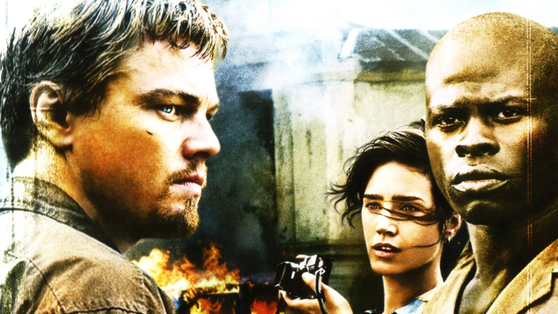 Movie, Blood Diamond, Djimon Hounsou, Jennifer Connelly, Leonardo Dicaprio