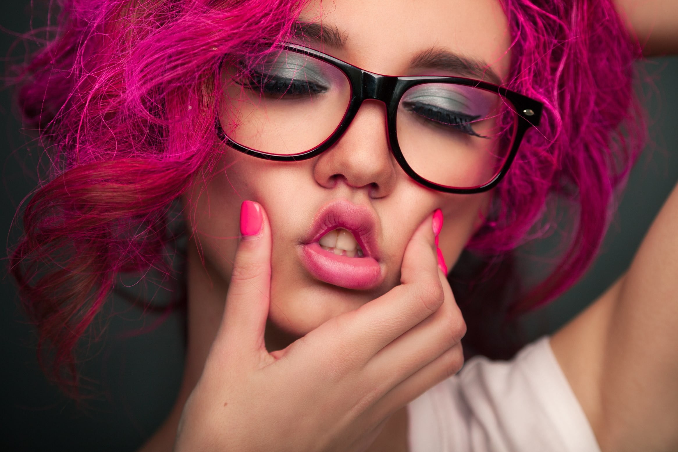 Elizabeth Broflovski, women, model, face, portrait, women with glasses