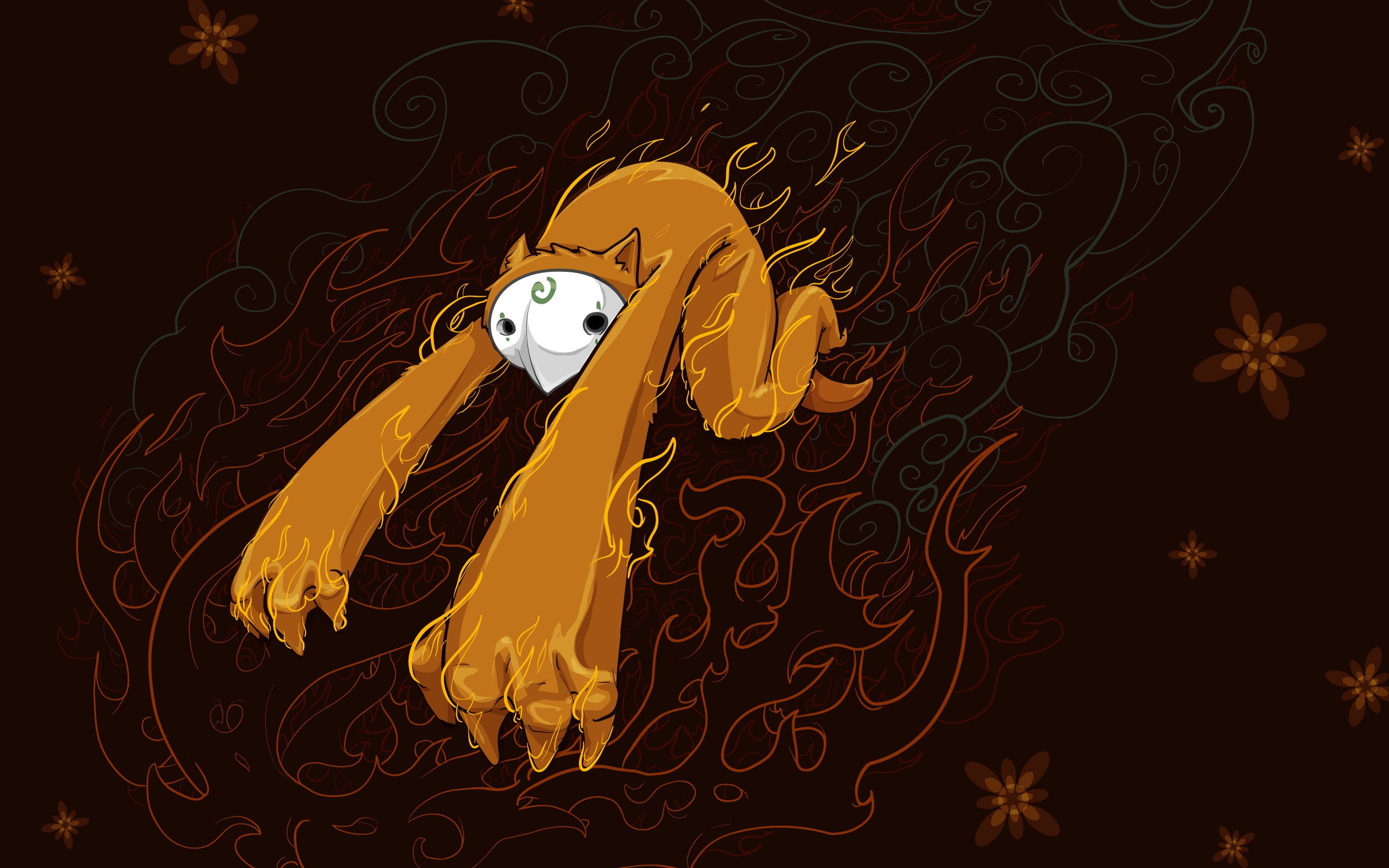 pattern, vector, Monster