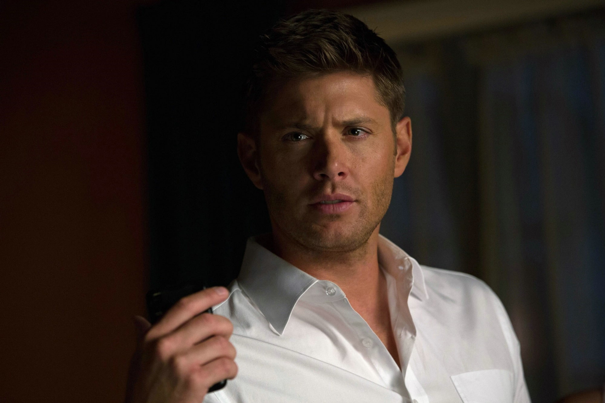 Jensen Ackles, actor, shirt, Supernatural, portrait, headshot