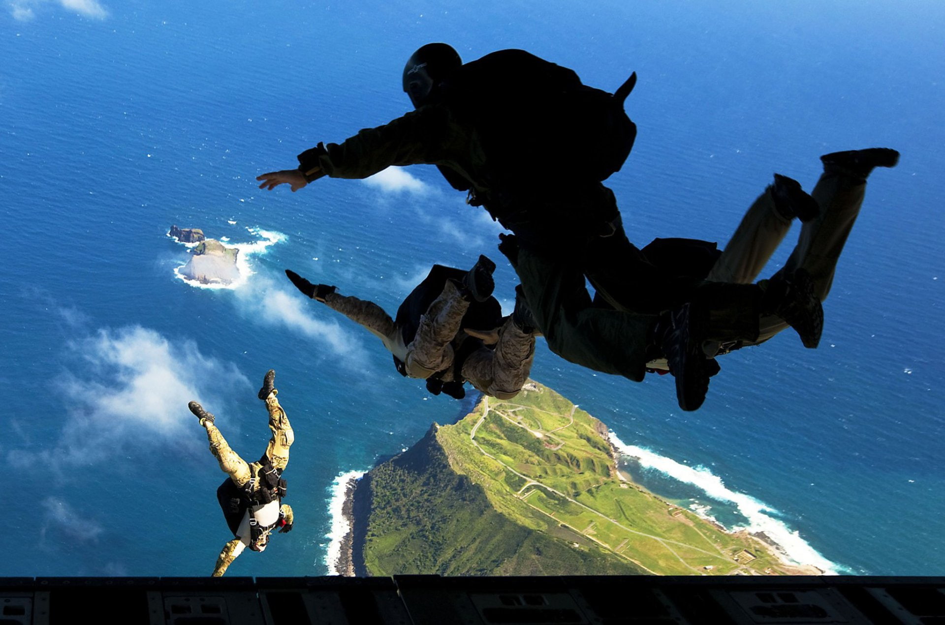 Military, Paratrooper, Parachute, United Sates Navy Seals, United States Navy