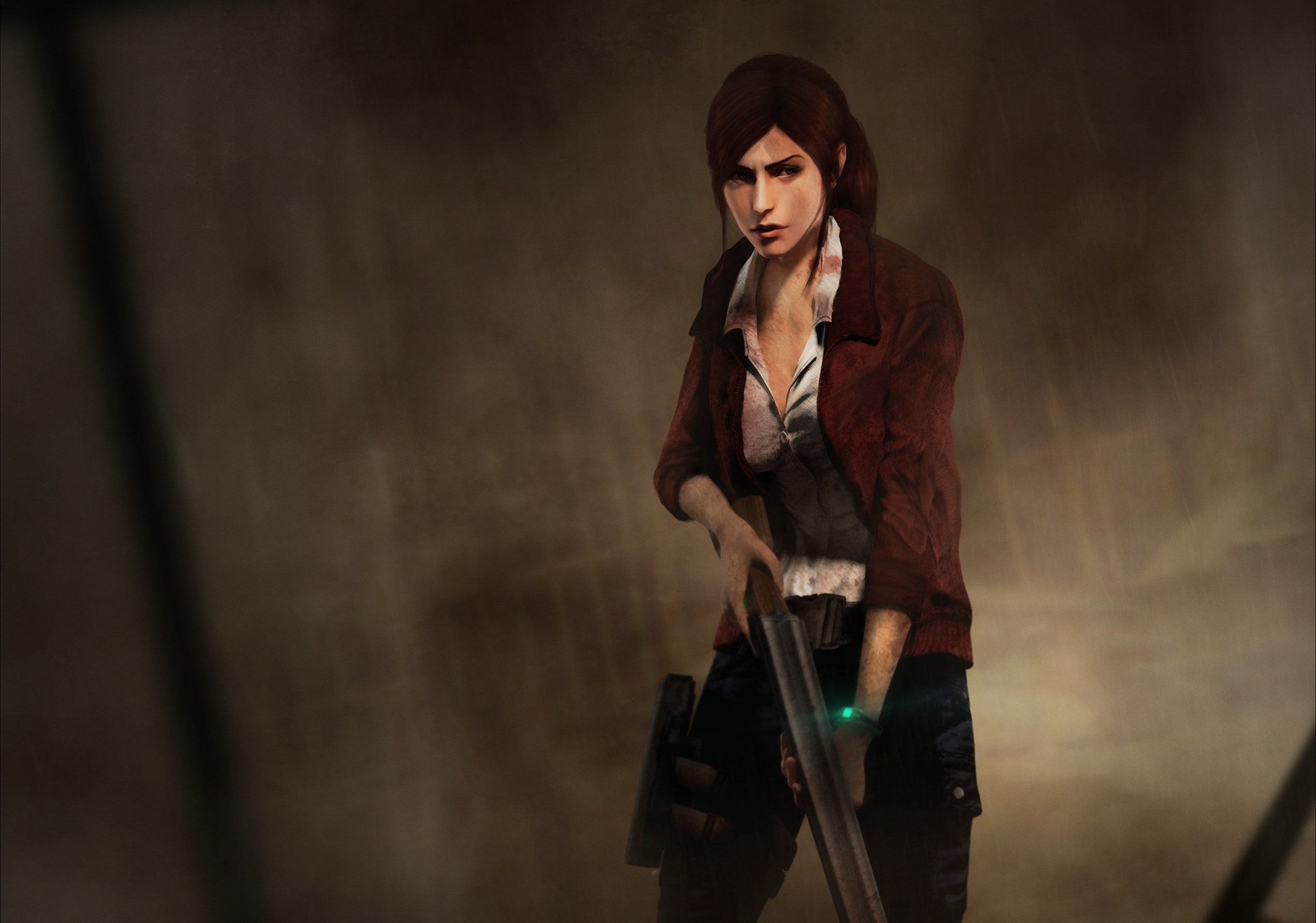 Resident evil, Revelations 2, Claire redfield, Girl, Weapons