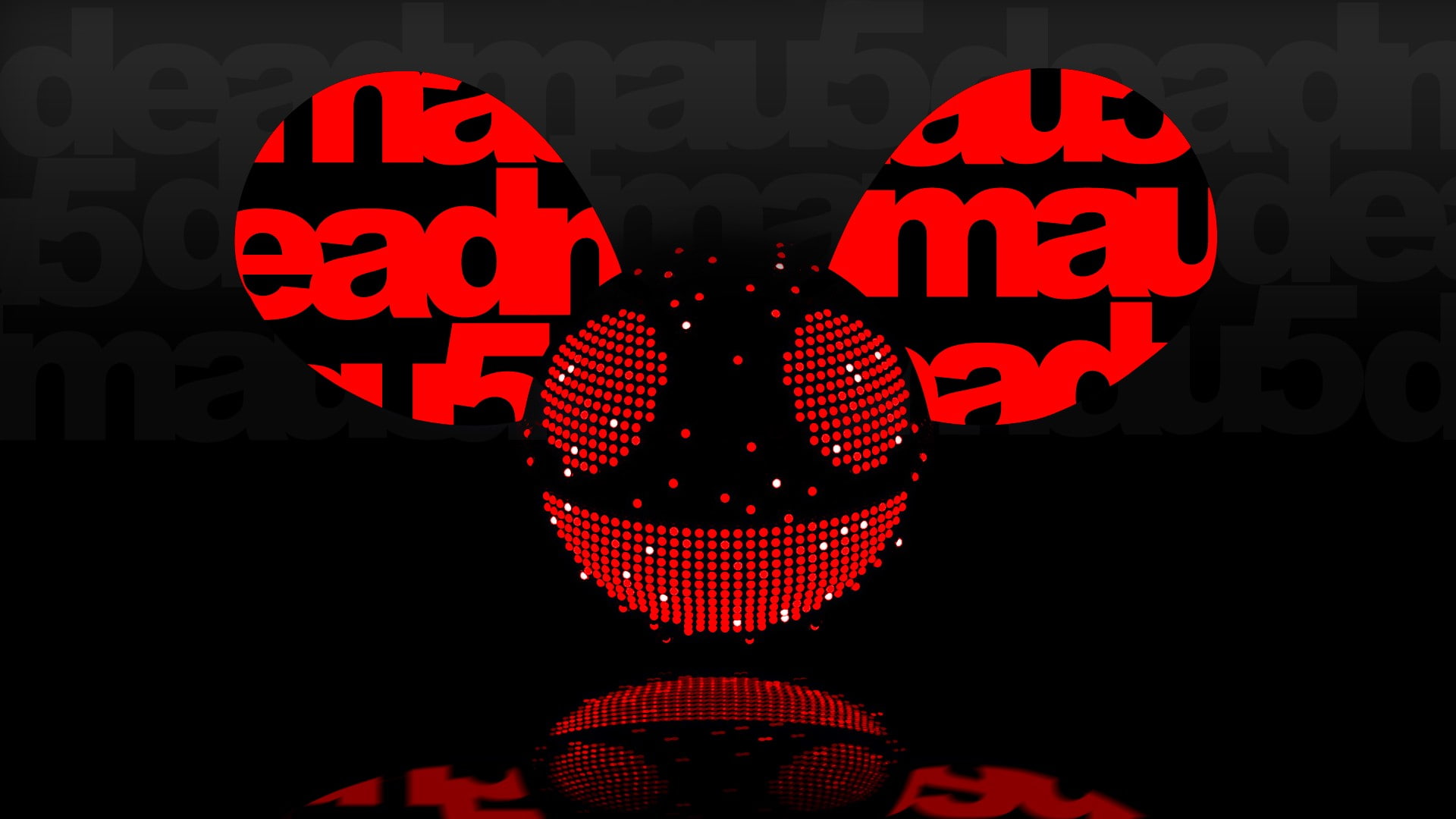 deadmau5, red, communication, text, illuminated, indoors, close-up