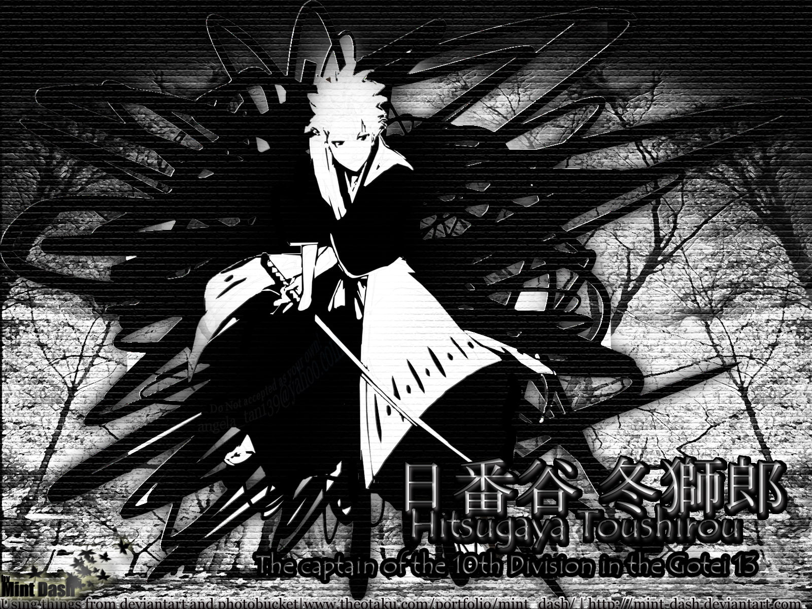 Toshiro Hitsugaya in a black suit - Bleach wallpaper - Anime wallpapers -  #50992