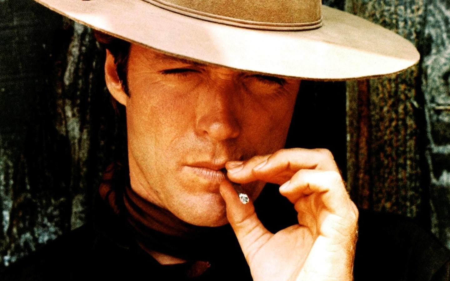 Free download | HD wallpaper: Clint Eastwood, hat, one person, clothing