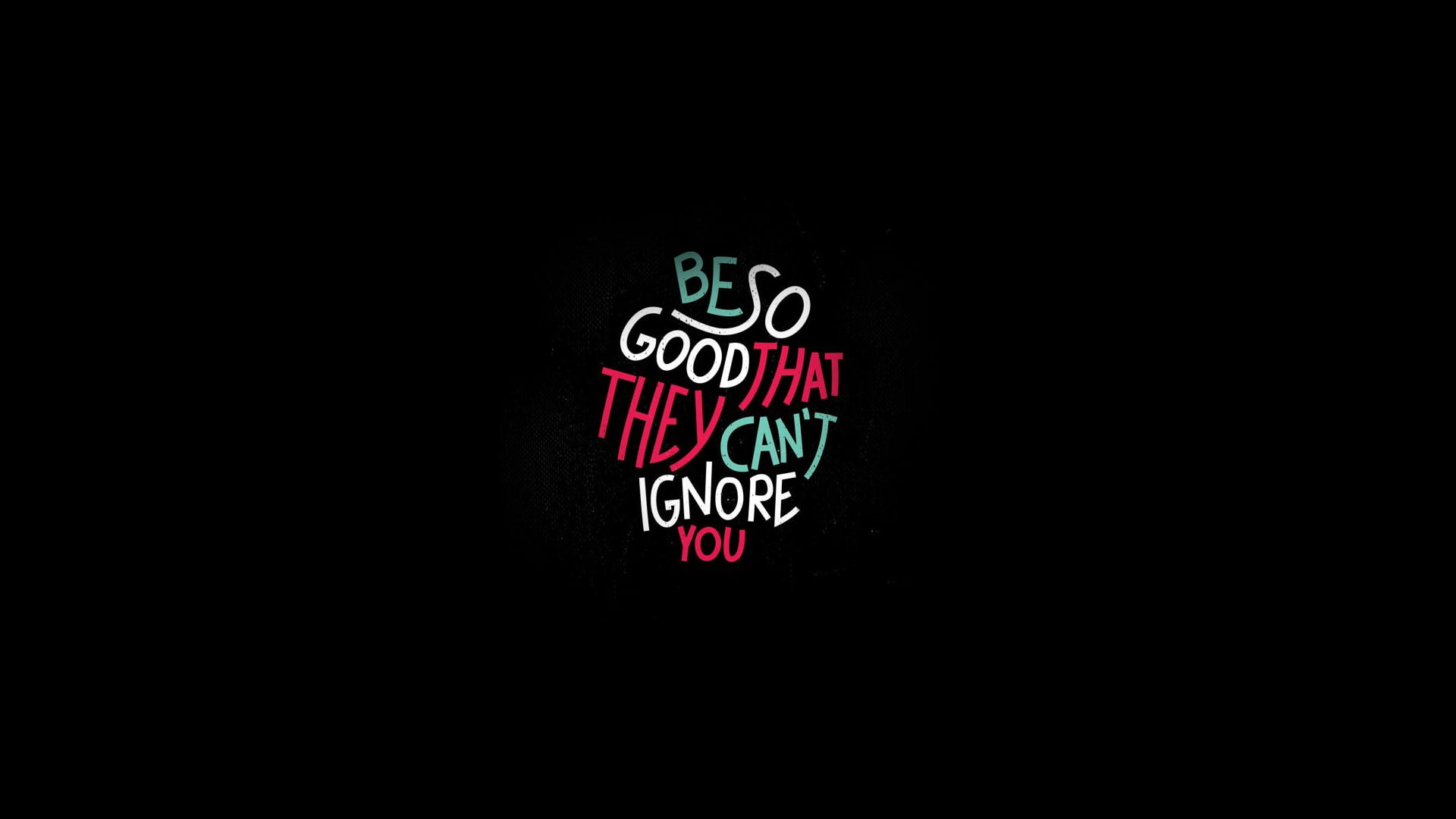 be good so that text on black background, quote, inspirational