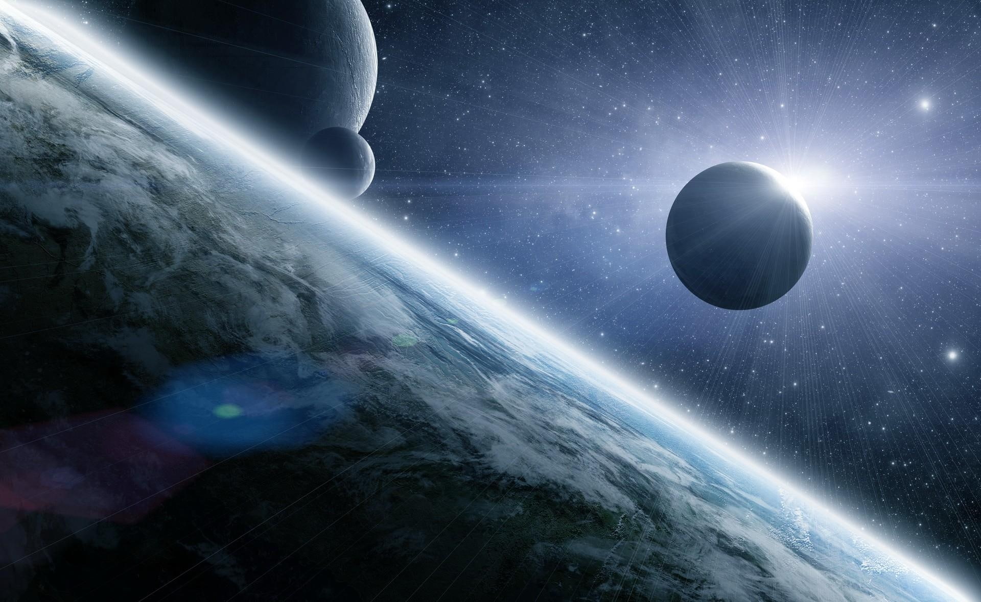 Planets, Light, Rays