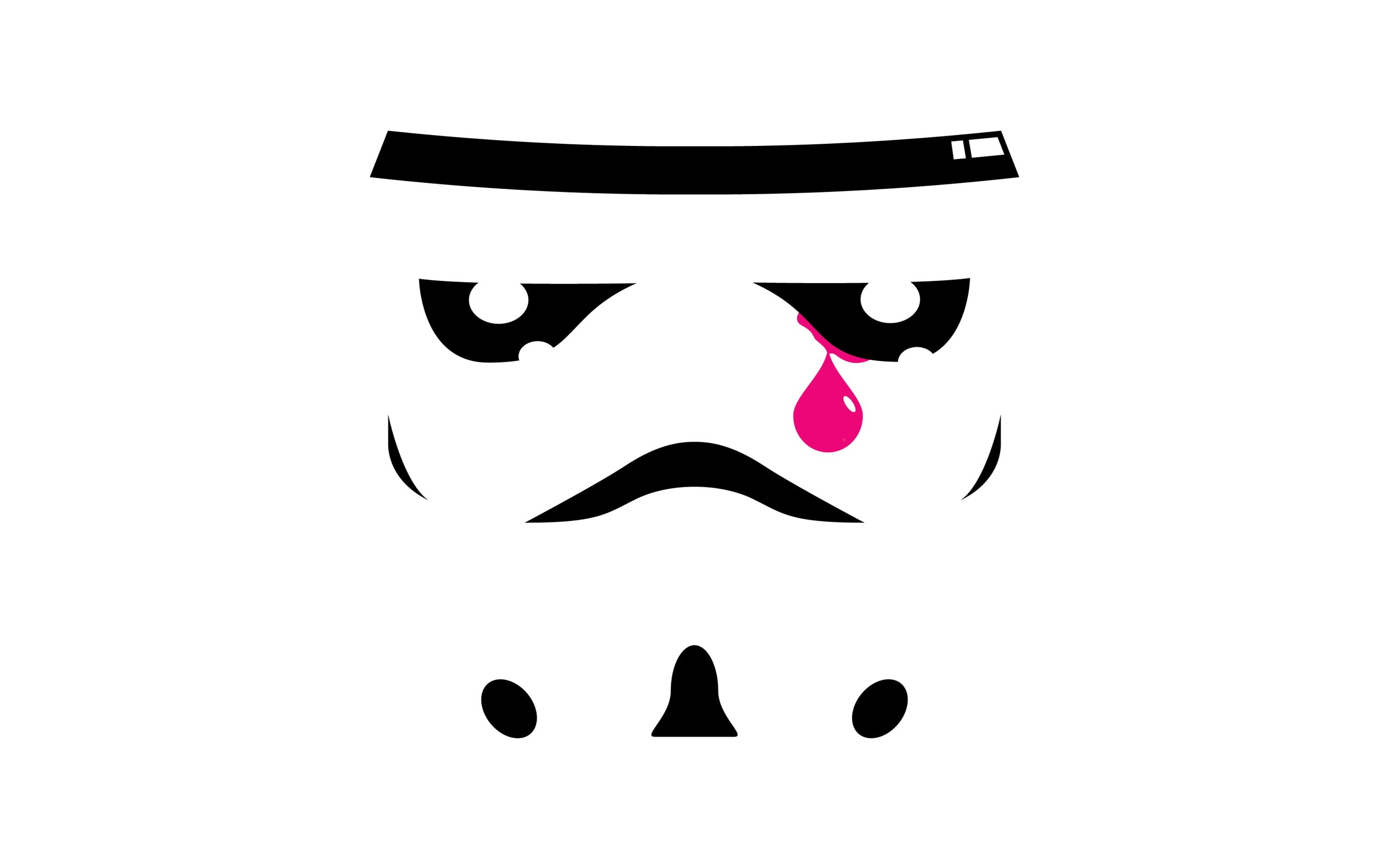 crying, Star, stormtroopers, Wars, studio shot, white background