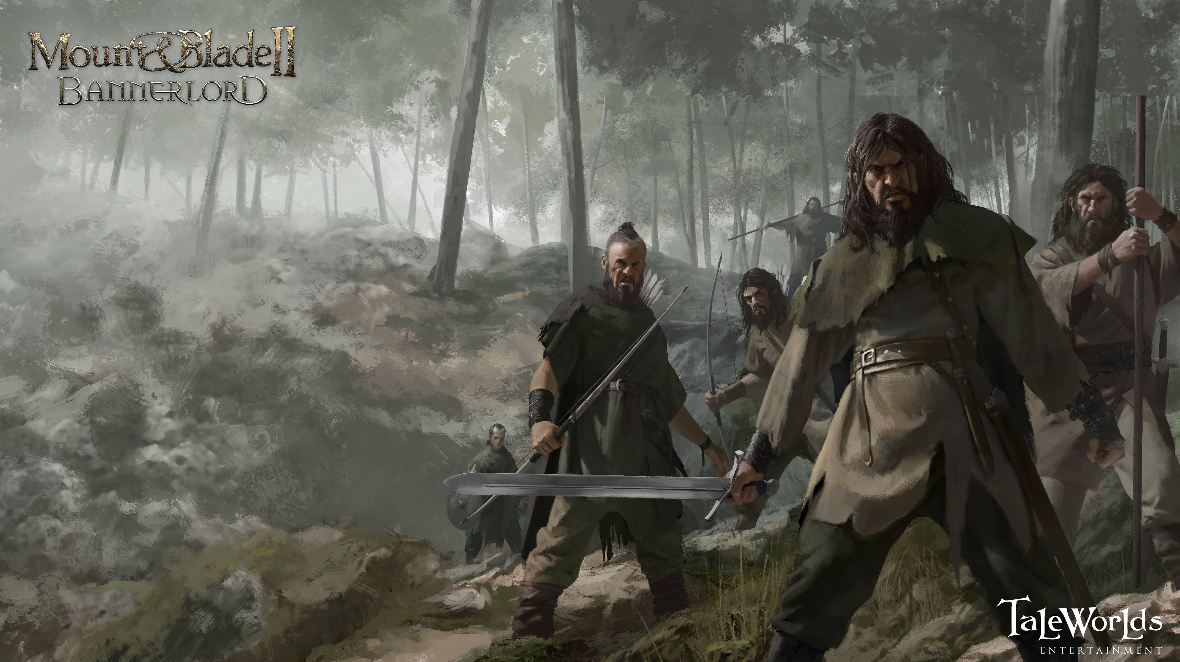 Mount Blade II wallpaper, art, robbers, Mount and Blade 2: Bannerlord