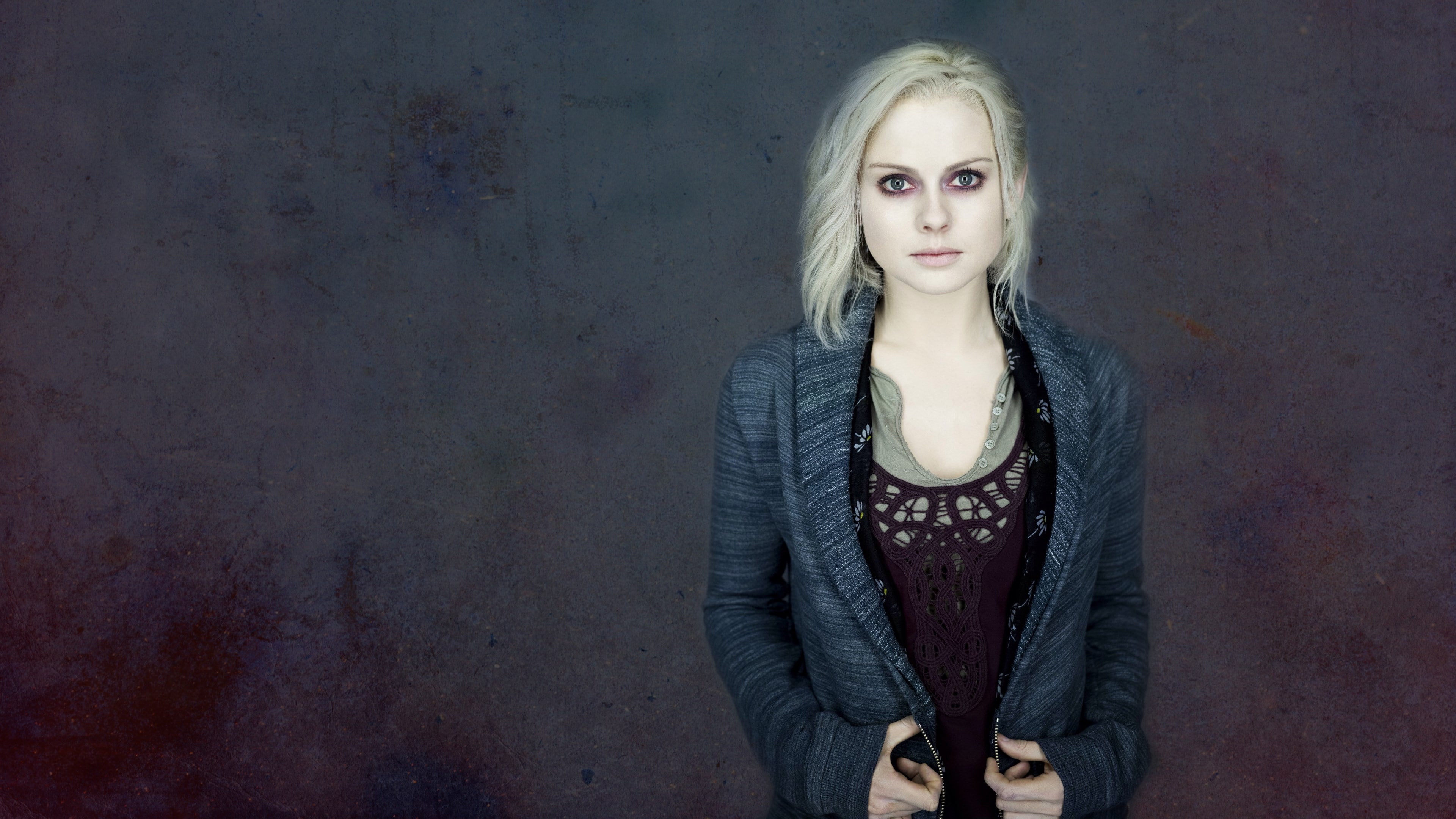 izombie, young adult, looking at camera, portrait, one person