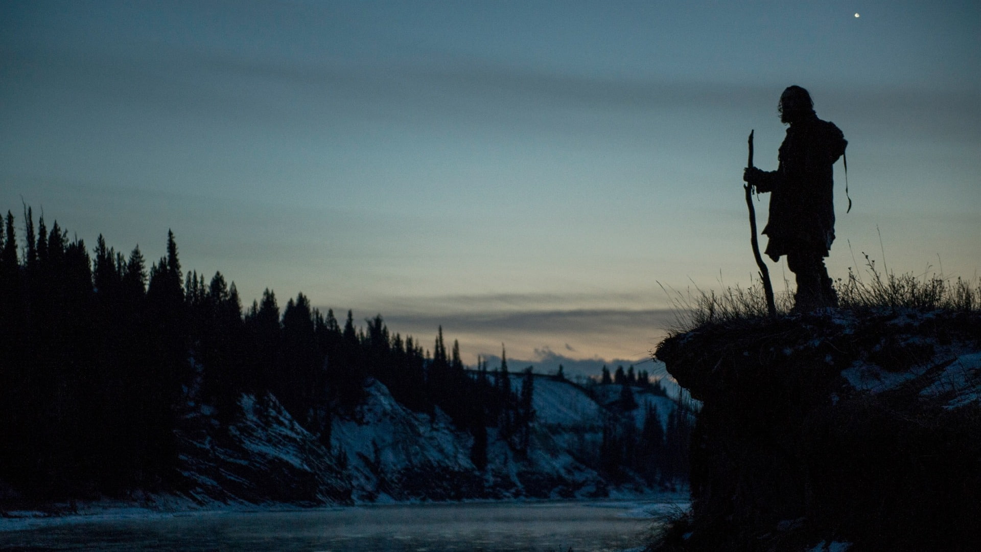 The Revenant 2016 Leonardo DiCaprio HD Wallpaper 1.., silhouette