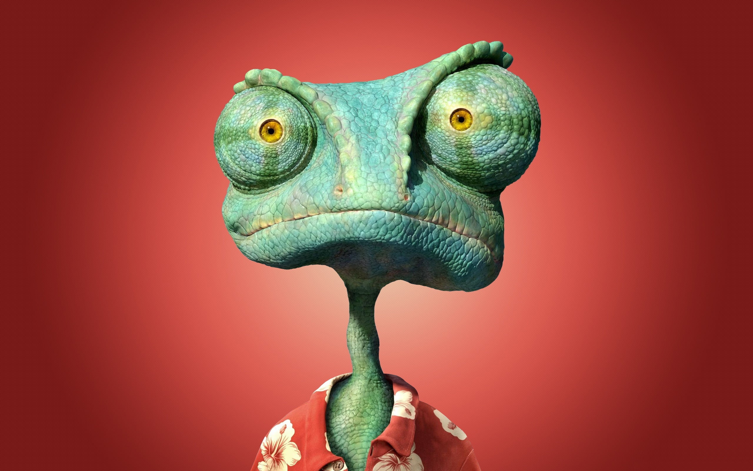 Ringo digital wallpaper, chameleon, Rango, animal, alien, monster - Fictional Character