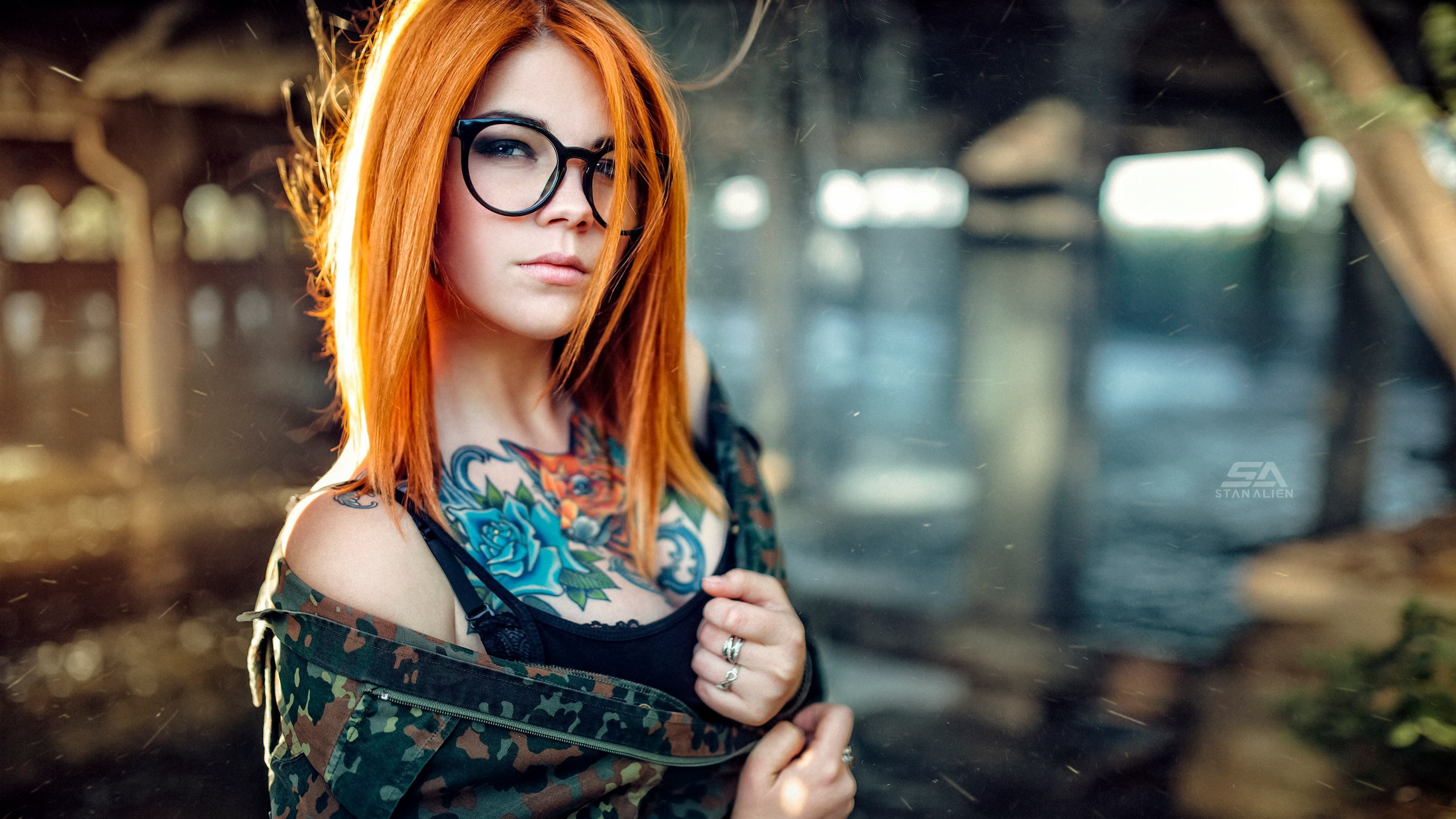 Free Download Hd Wallpaper Model Tattoo Redhead Suicide Girls Wallpaper Flare 7528