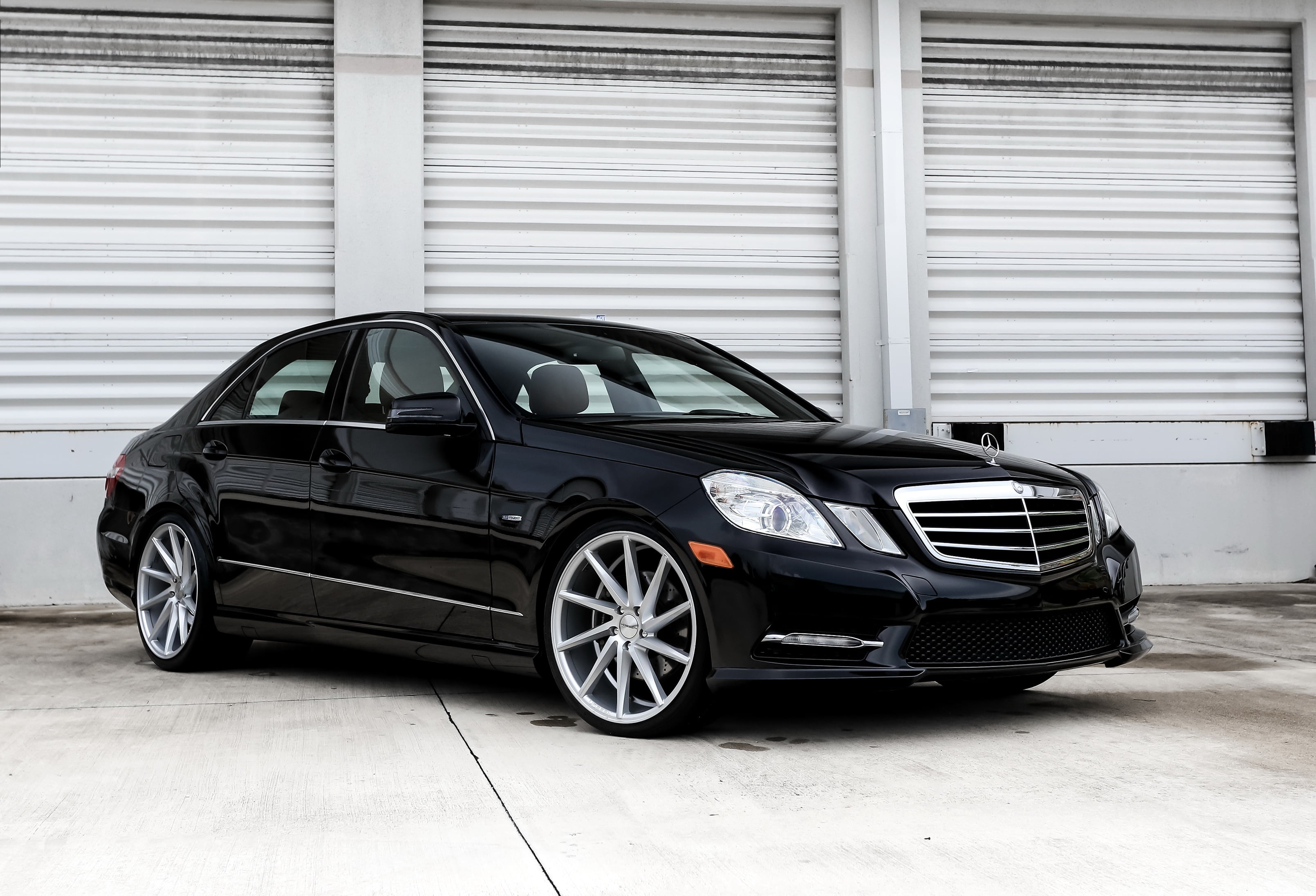 Free download | HD wallpaper: Mercedes, Vossen, E350, on 20, lowered 