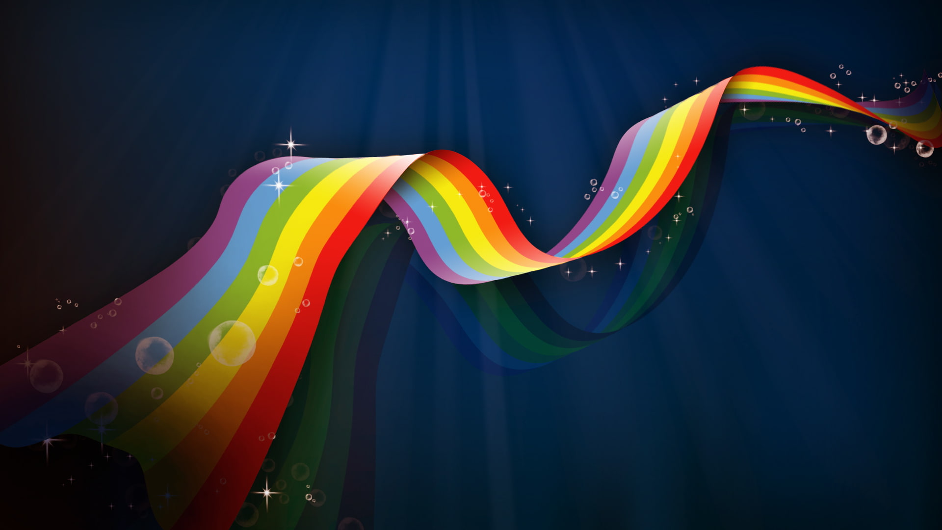abstraction, reflection, bubbles, patterns, paint, rainbow