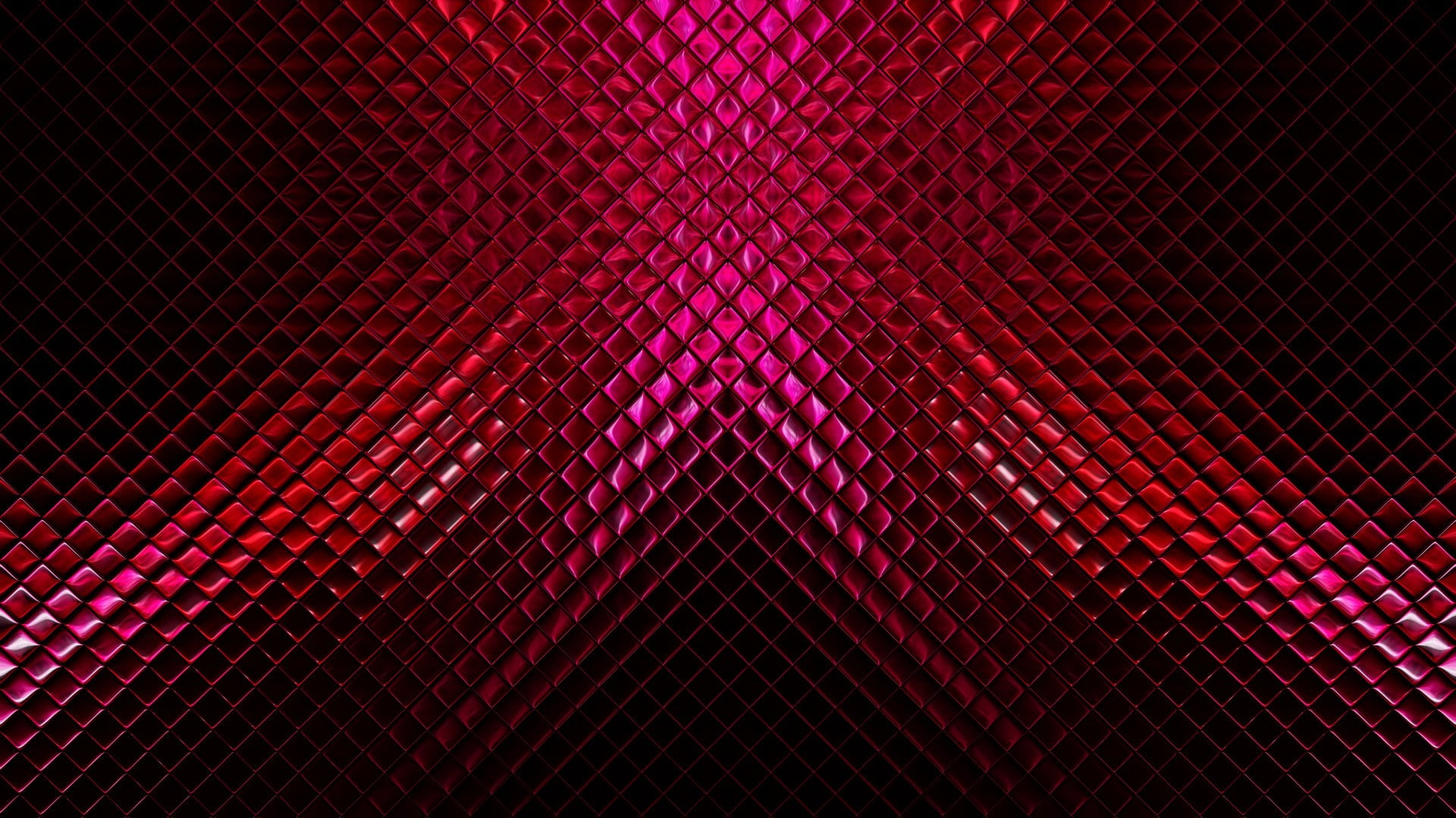 red abstract painting, metal, digital art, texture, pattern, full frame