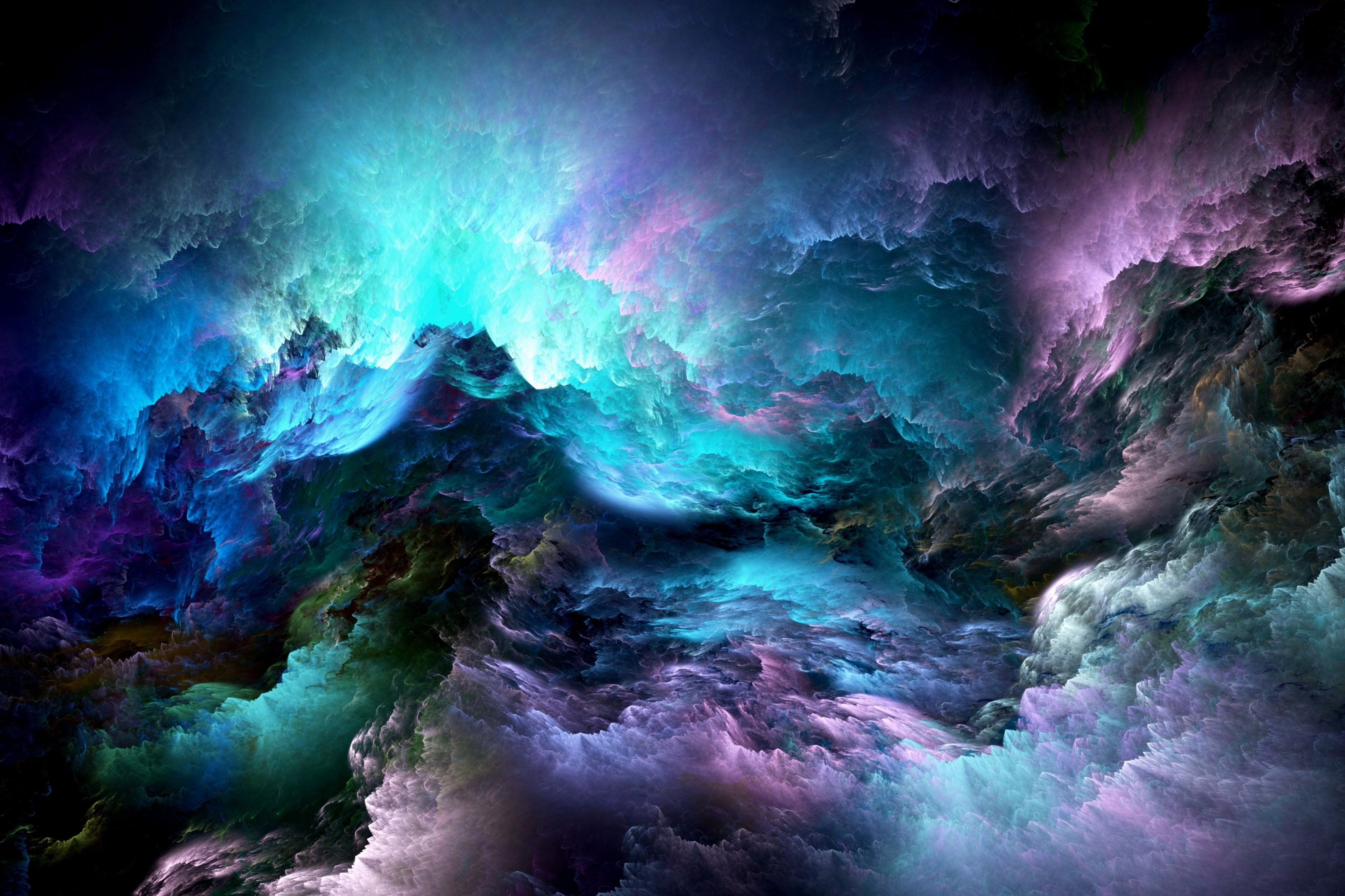 abstract clouds 4k background