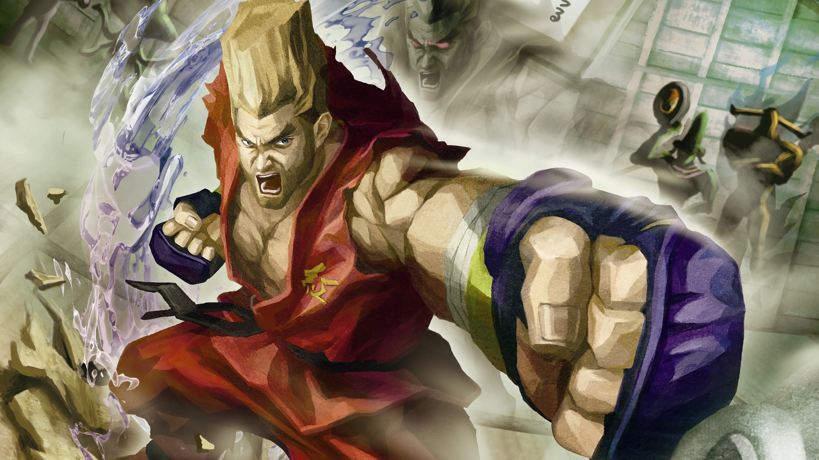 Tekken Paul Phoenix digital wallpaper, Street Fighter X Tekken