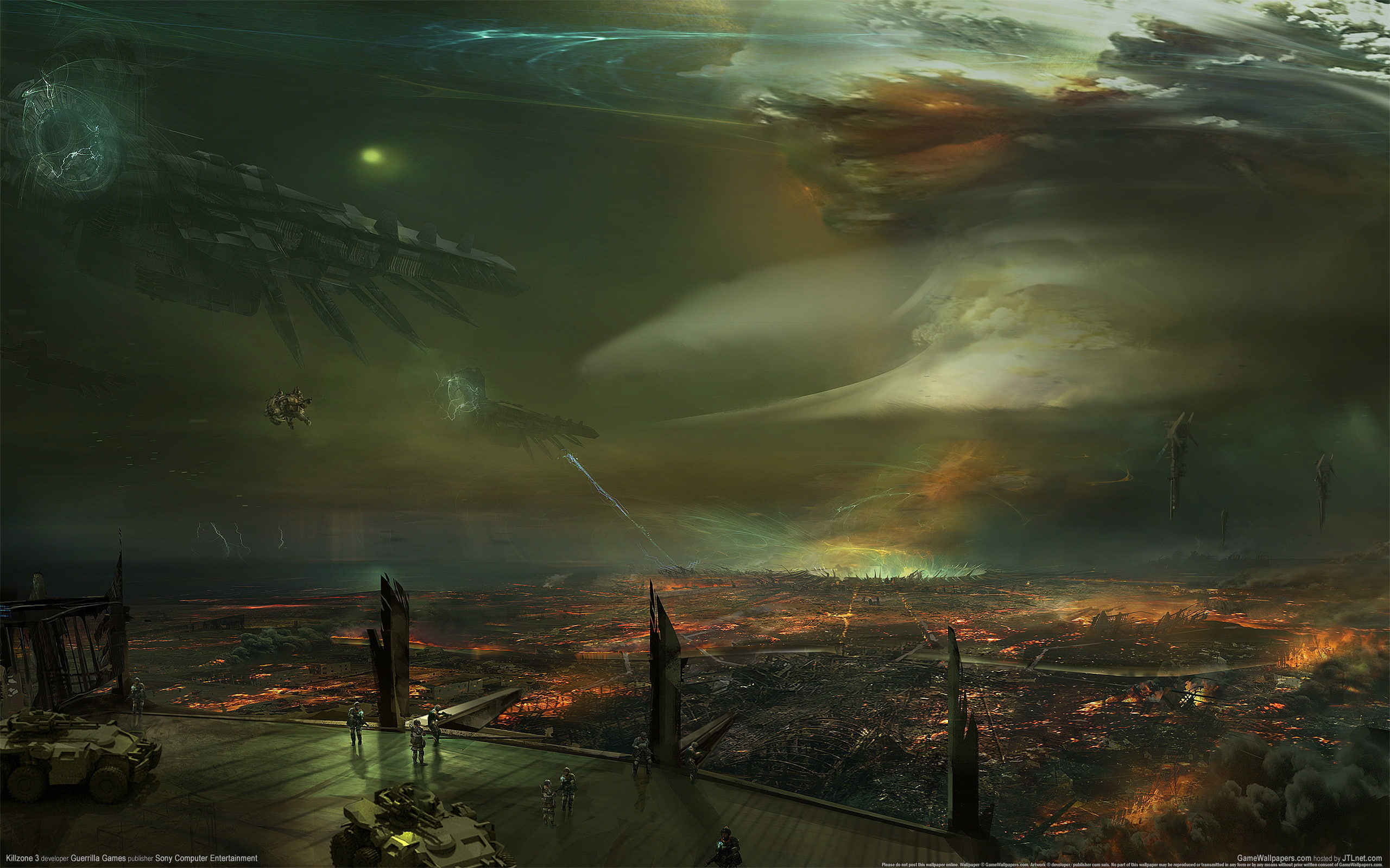 apocalyptic, fall, killzone, sci, shadow, spaceship