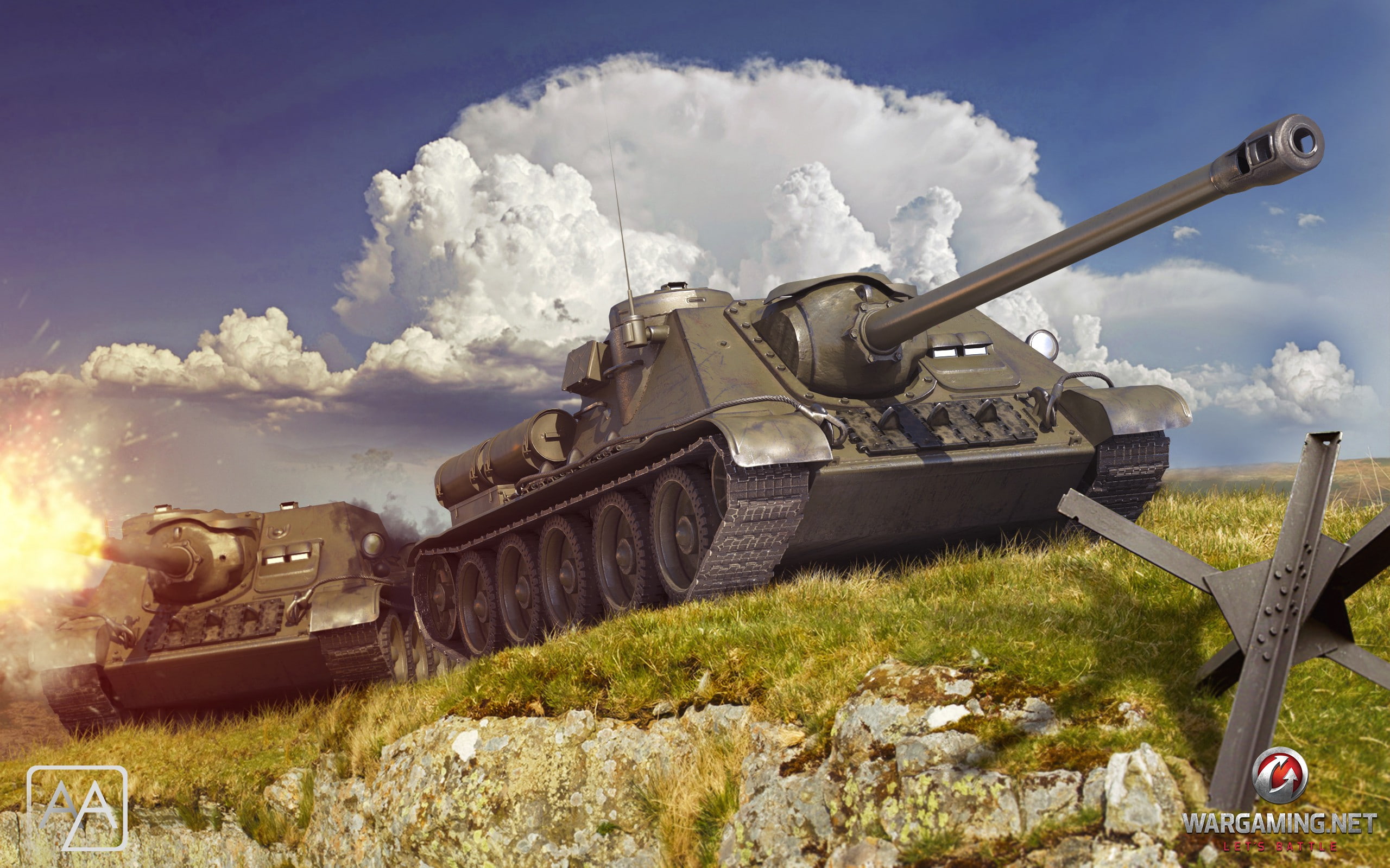 SU-85, World of Tanks, WoT, Wargaming.Net, BigWorld, USSR